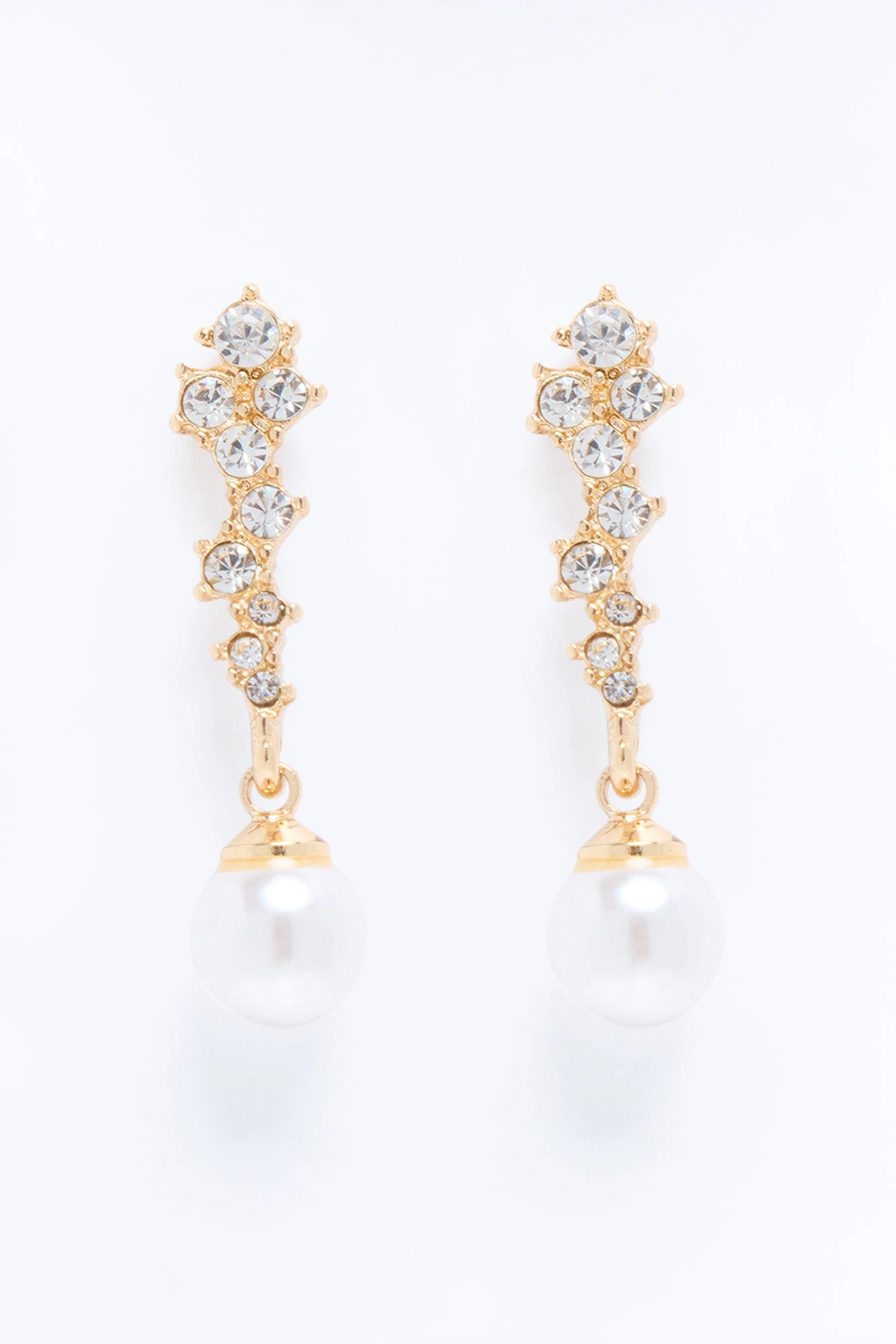 Never Ending Love Drop Earrings - Gold — Dourado