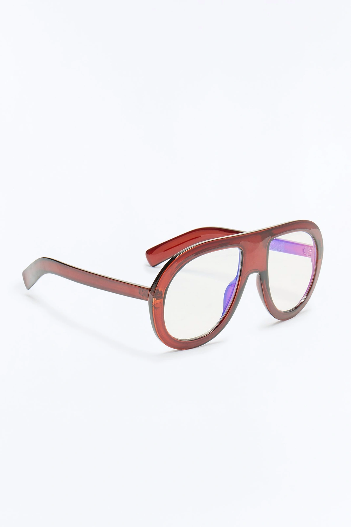 Suit Up Blue Light Glasses - Burgundy — Bordô