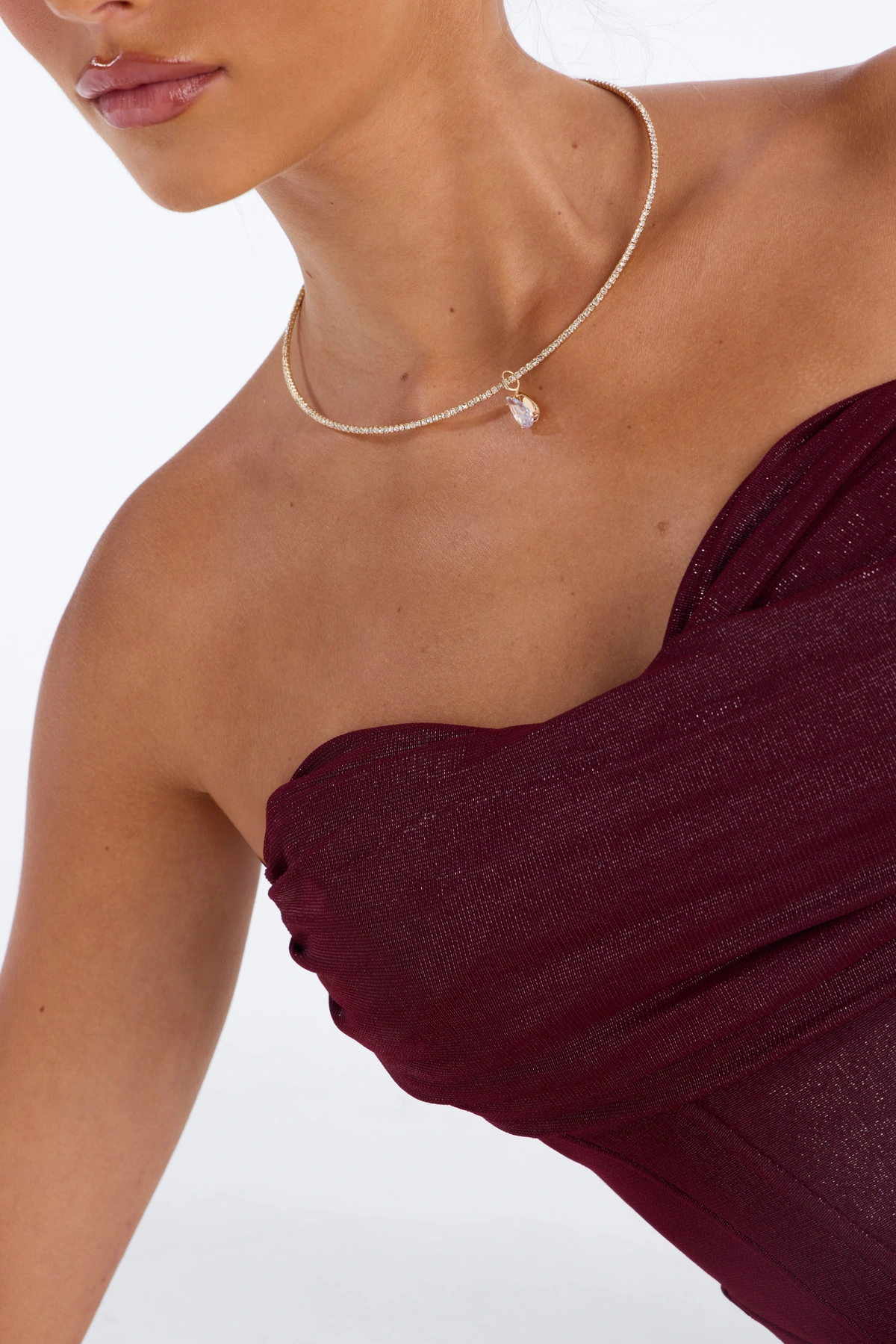Cubic Zirconia Icon Dream Choker - Gold — Dourado
