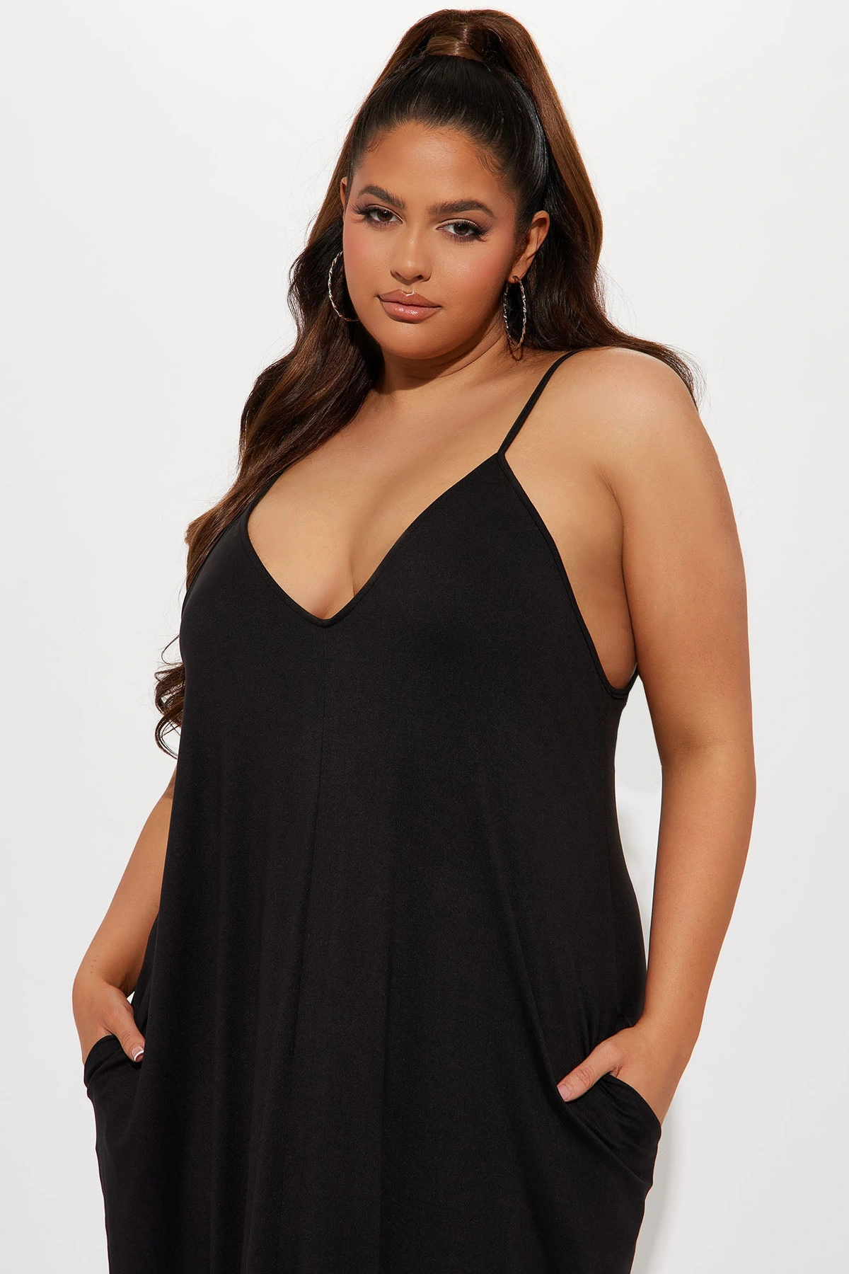 Simple Saturday Maxi Dress - Black — Preto