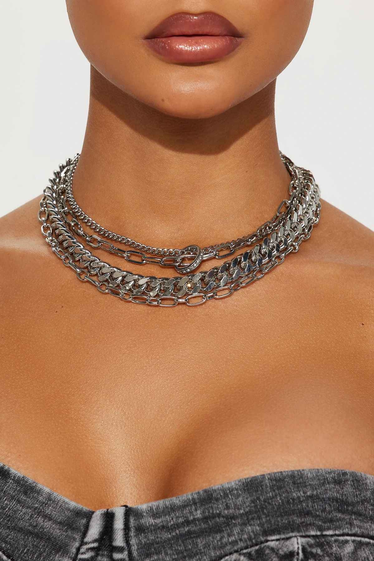 Ahead Of The Game Necklace - Silver — Prateado