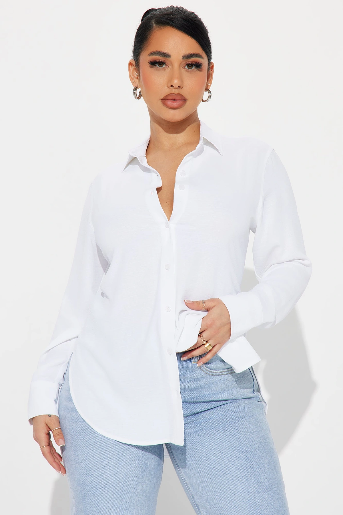 Long Live Linen Shirt - White — Branco