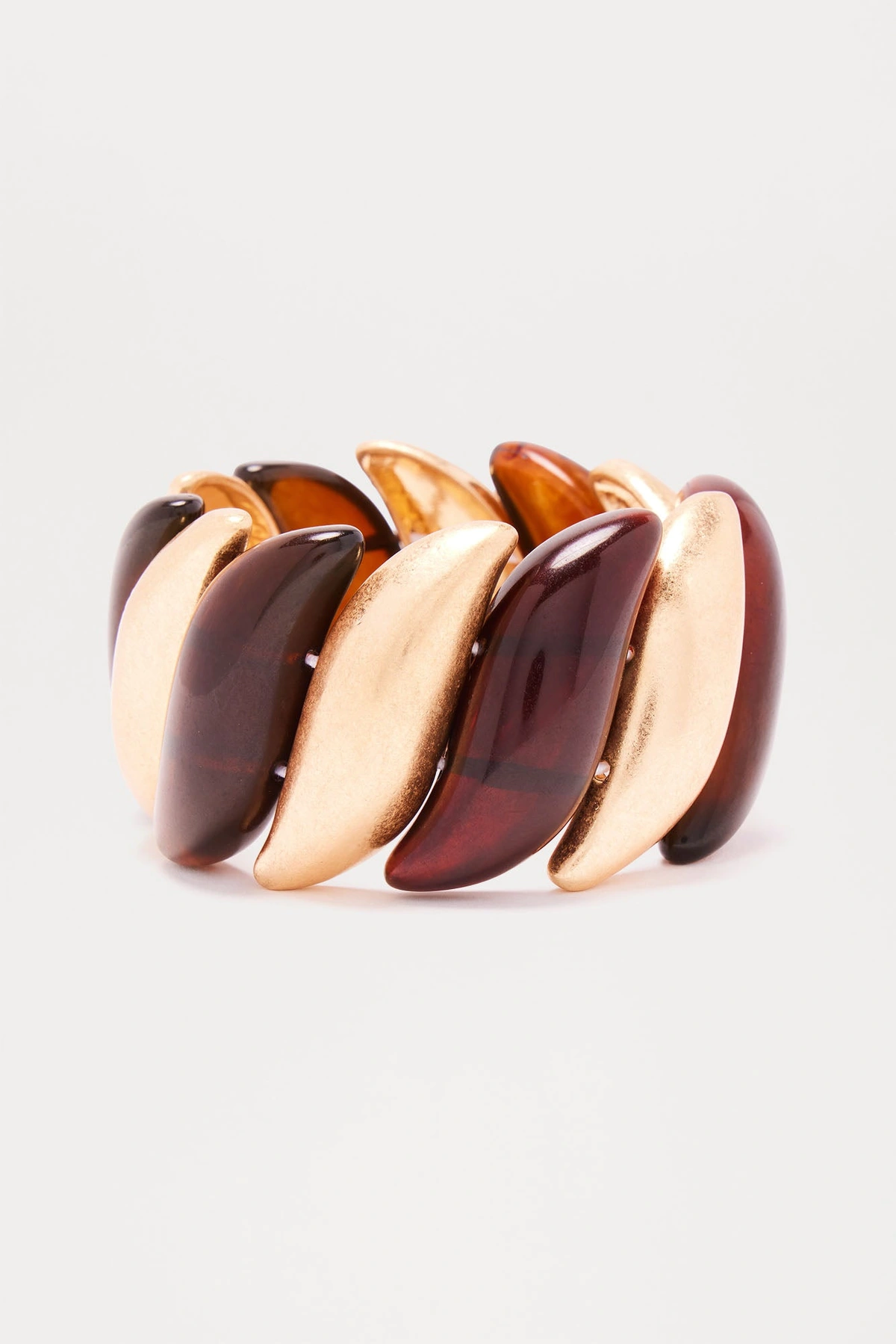 Going With The Flow Stretch Bracelet - Brown/combo — Castanho/combinação