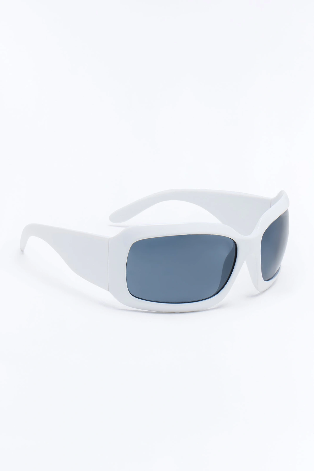 Face The Feelings Sunglasses - White — Branco