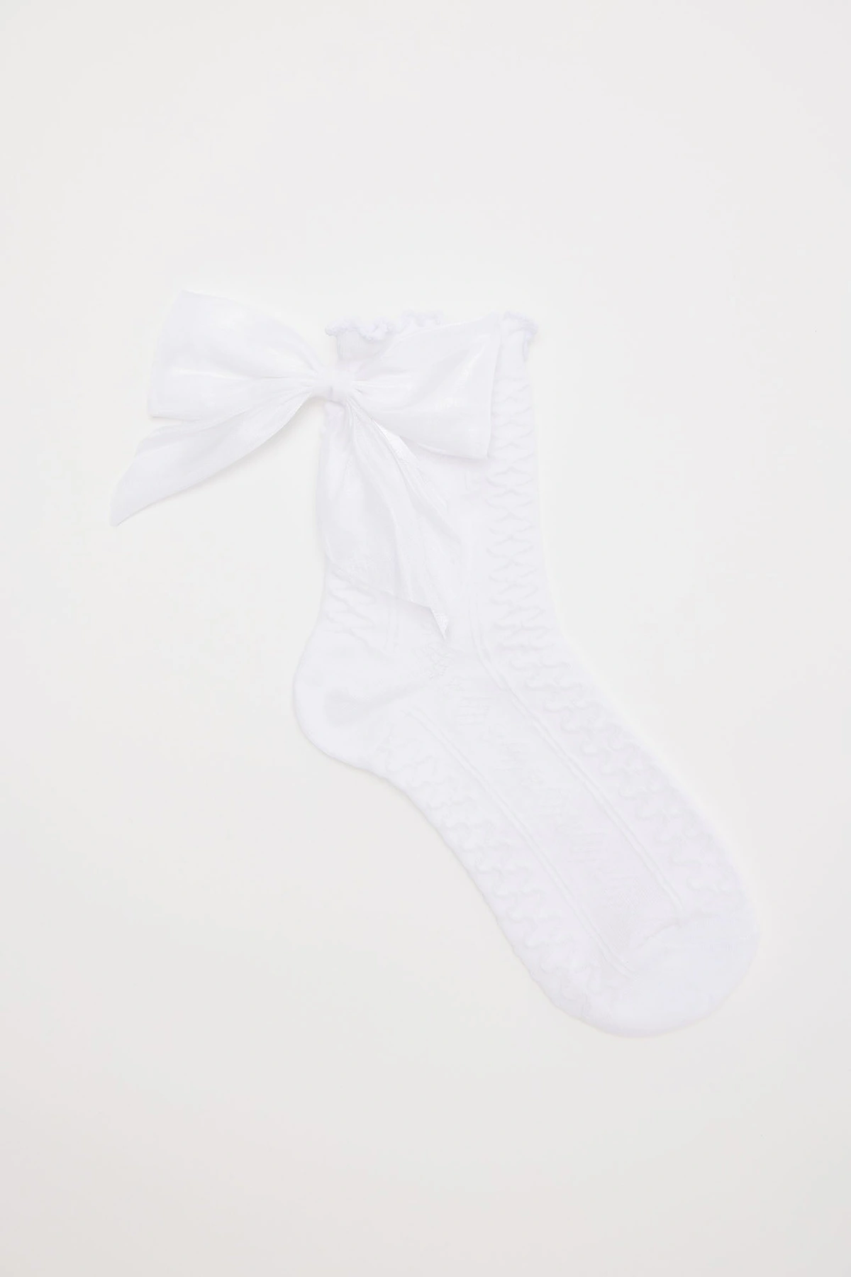 Coquette Cutie Socks - White — Branco