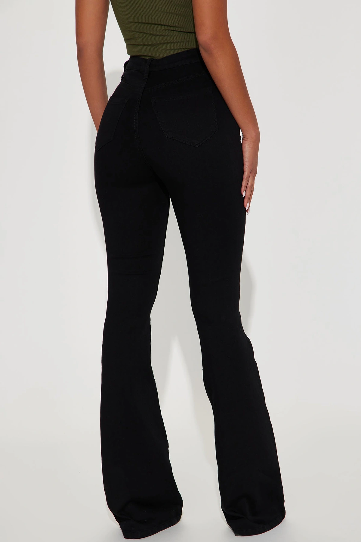 Tall Deep In My Soul Flare Jeans - Black — Preto