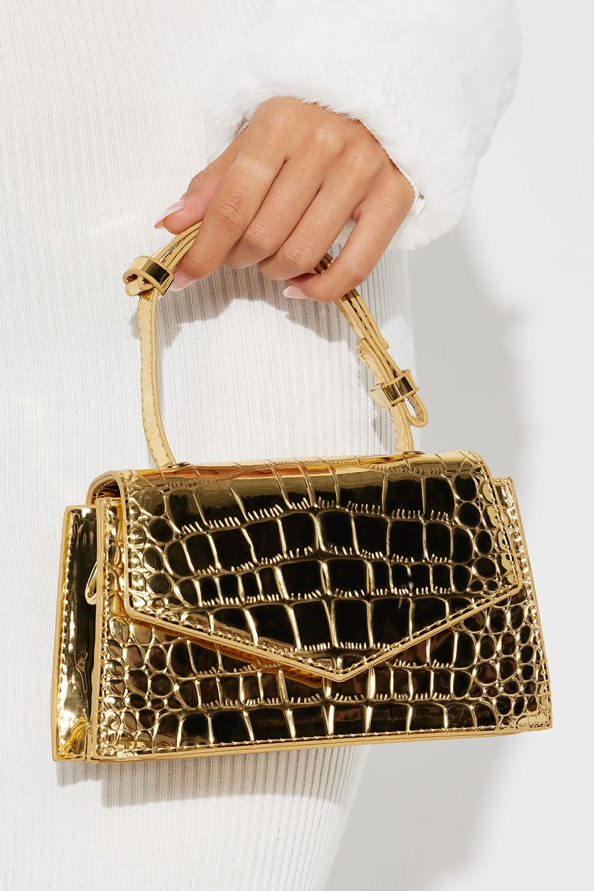 Slaying The Day Handbag - Gold — Dourado