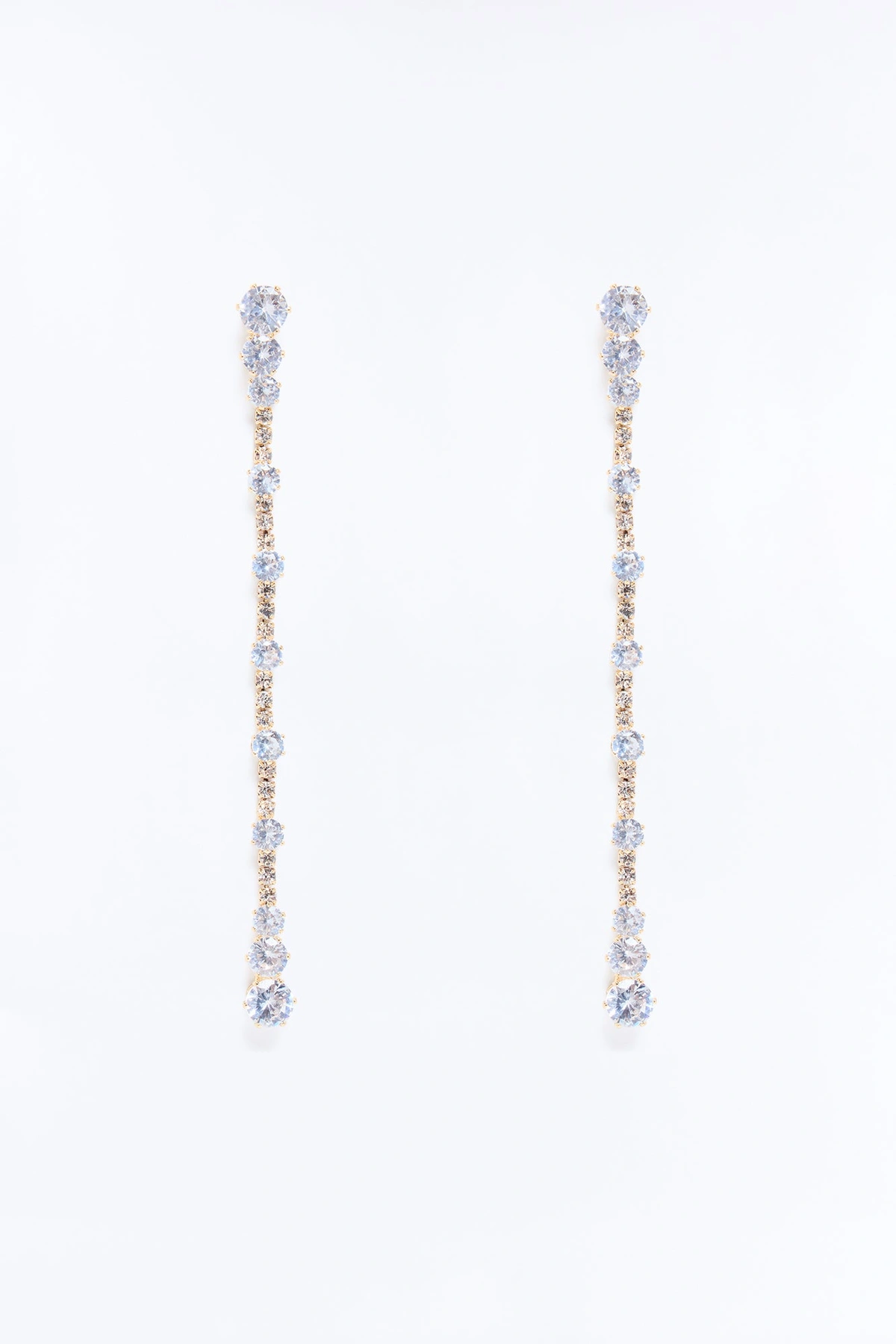 Material Lover Linear Earrings - Gold — Dourado