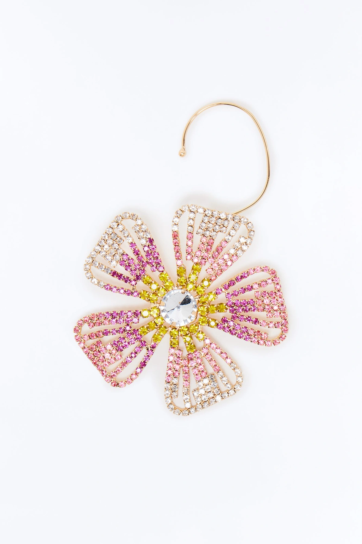 Bloom And Sparkle Ear Cuff - Pink/combo — Rosa/combinação