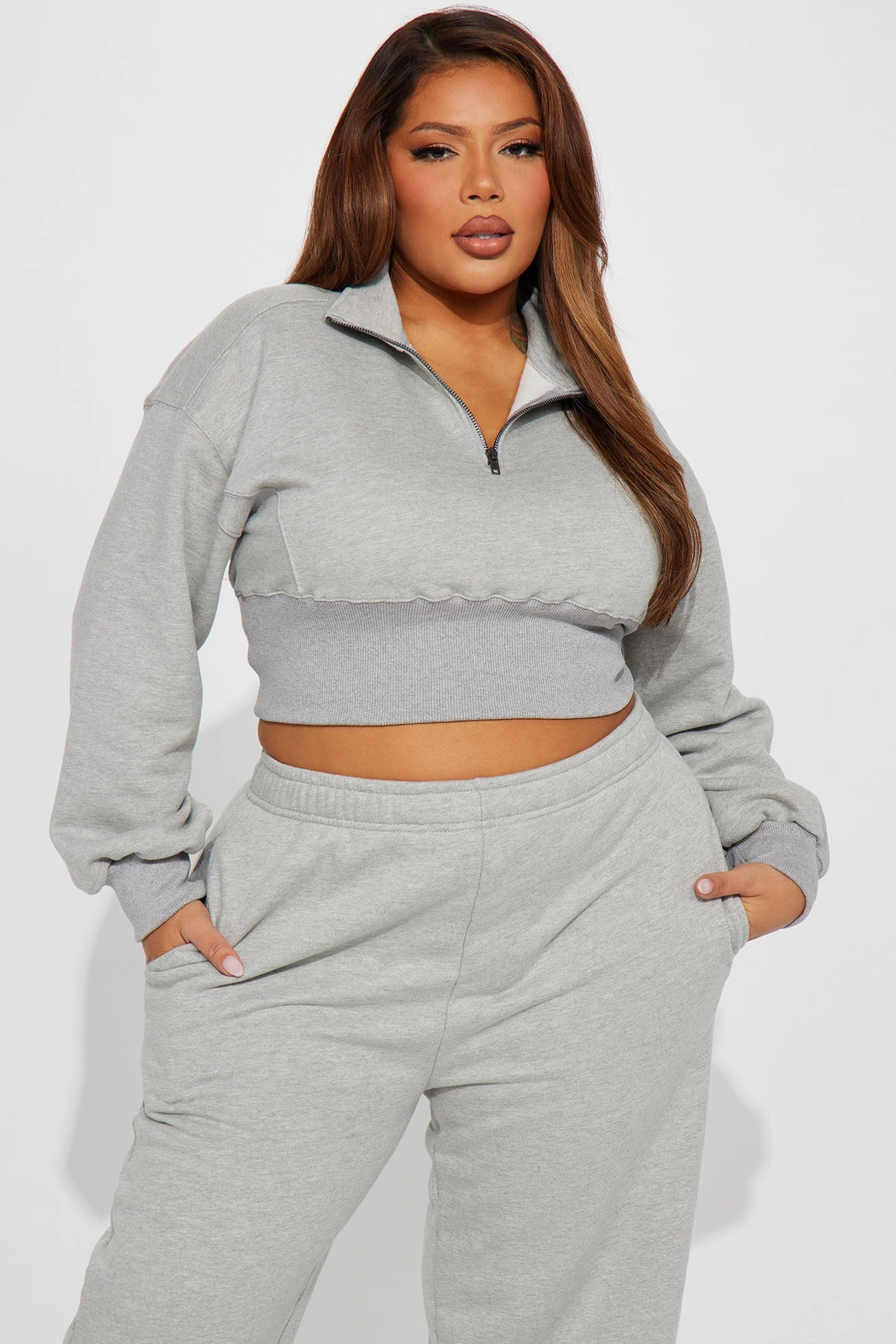 Its Always Casual Pant Set - Grey — Cinzento