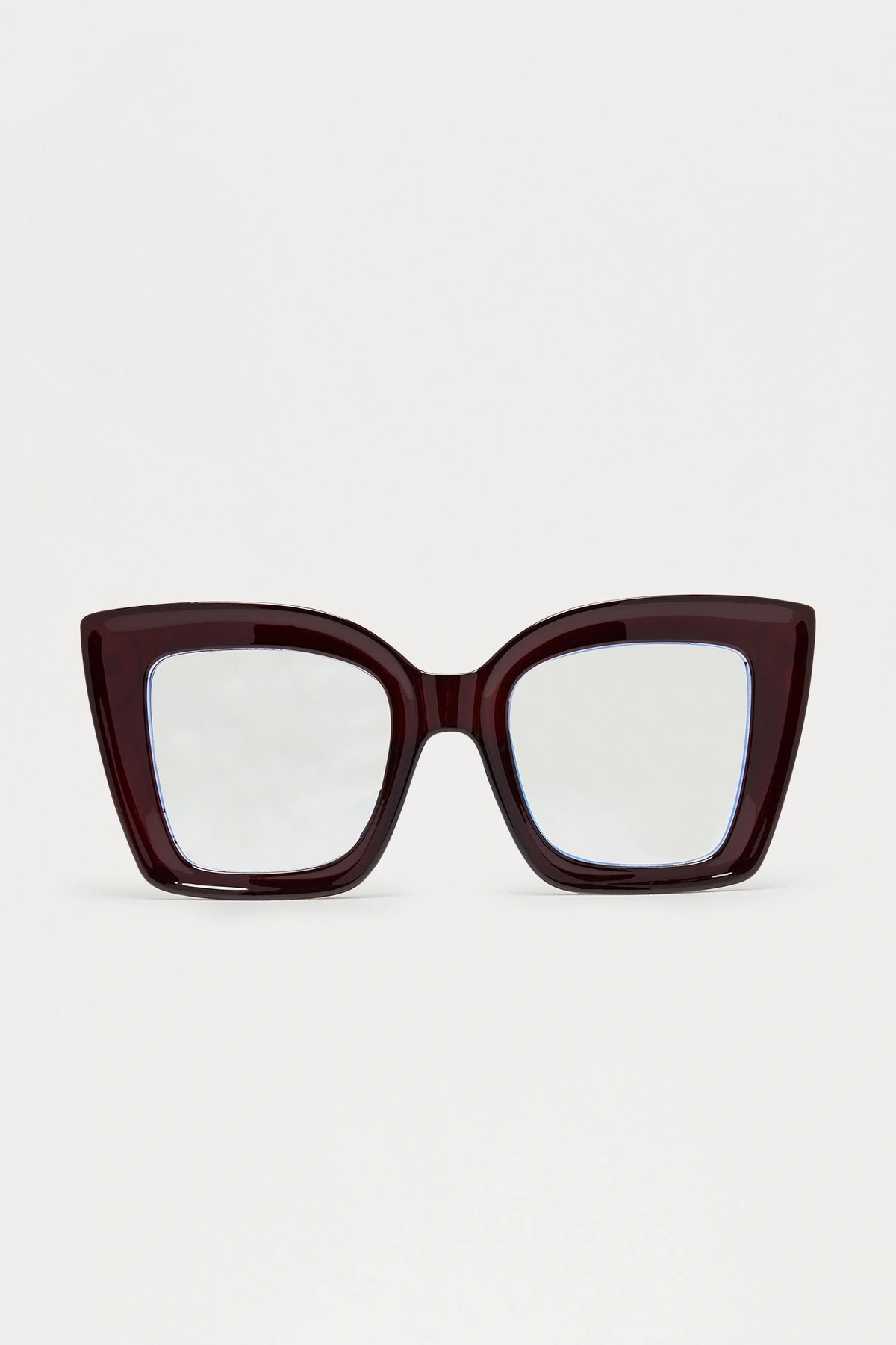 Zoe Square Blue Light Glasses - LightBrown — LightBrown