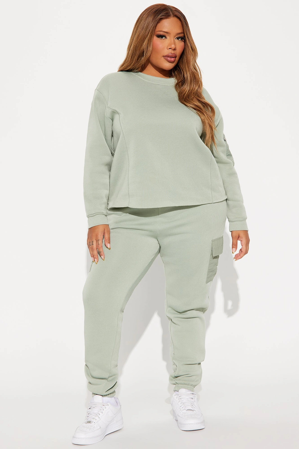 Dreamy Vibes Jogger Set - Green — Verde