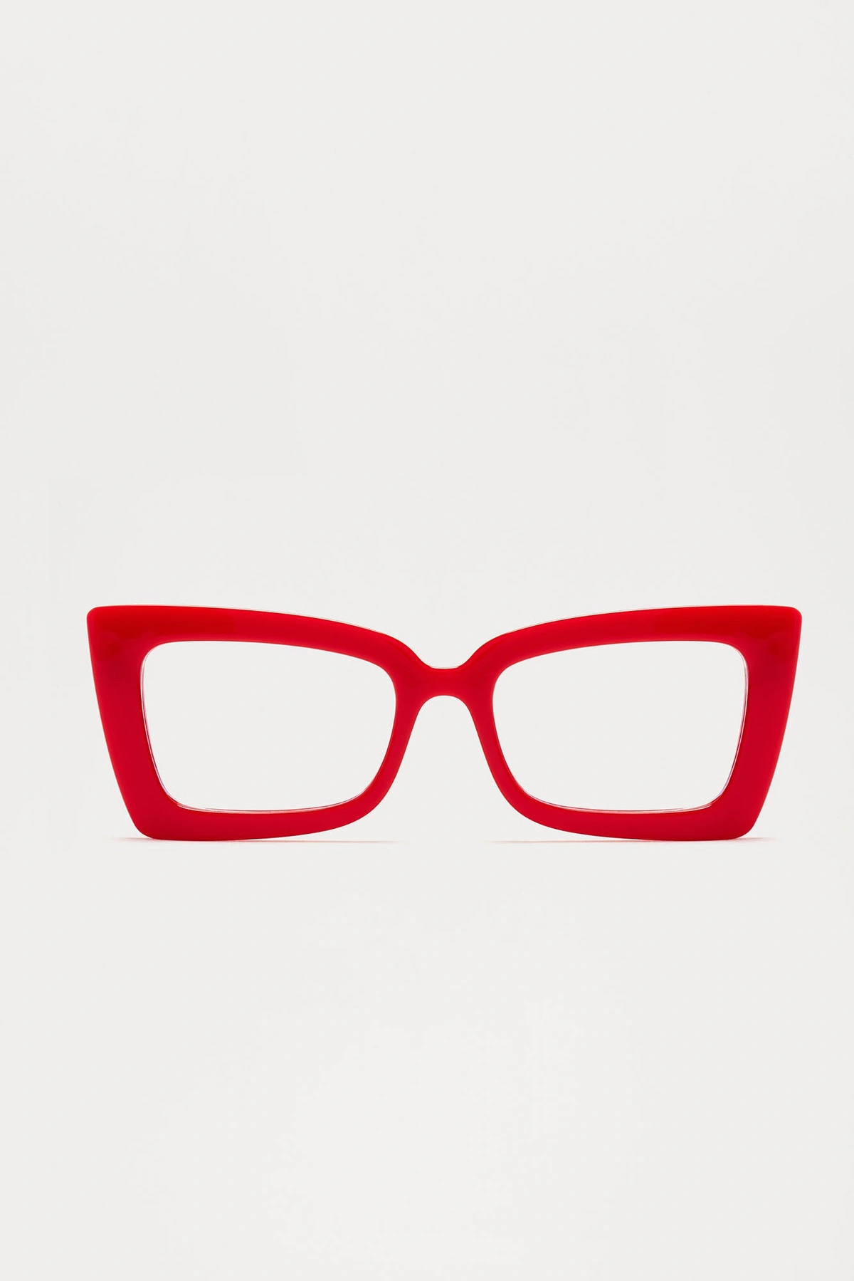 Savvy In The City Blue Light Glasses - Red — Vermelho