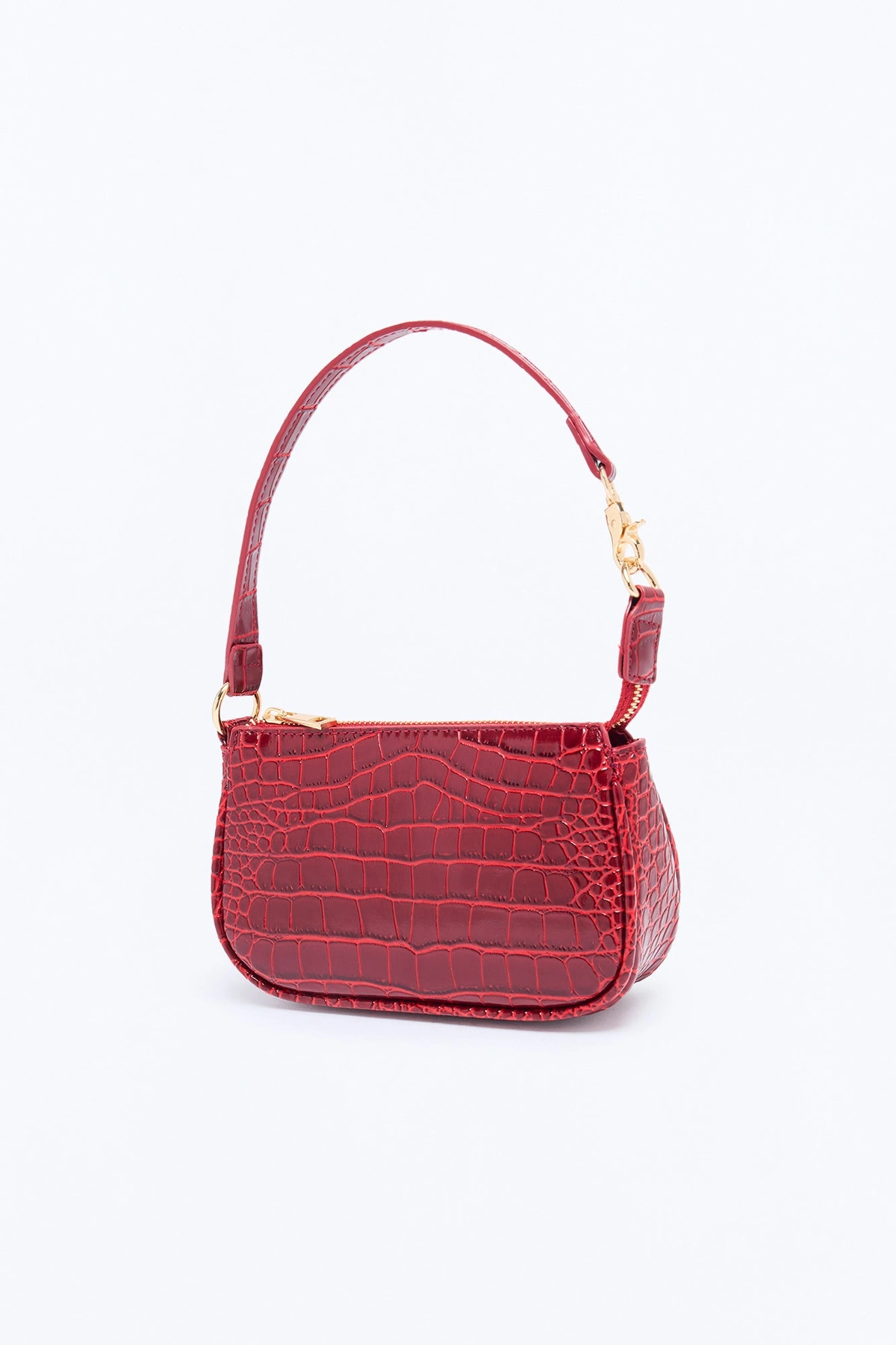 Touch Me Right Faux Leather Shoulder Handbag - Burgundy — Bordô