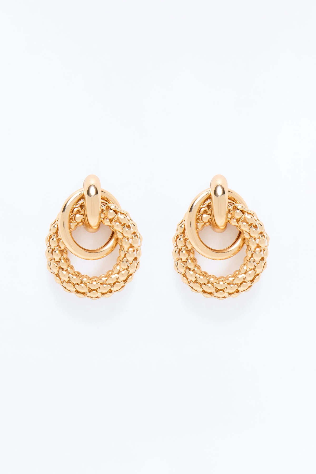 Becca Drop Earrings - Gold — Dourado