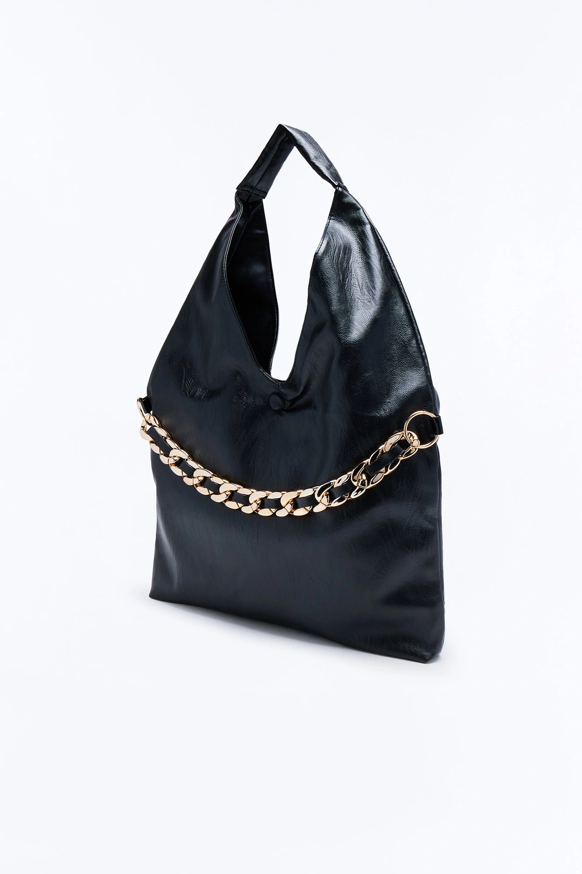 Very High Expectations Faux Leather Bag - Black — Preto