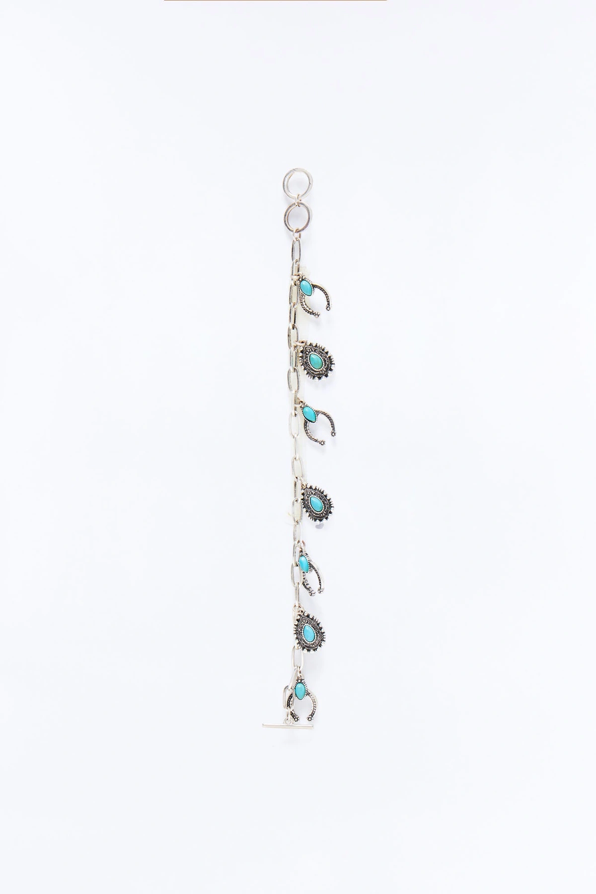 Western Charm Bracelet - Turquoise — Turquoise