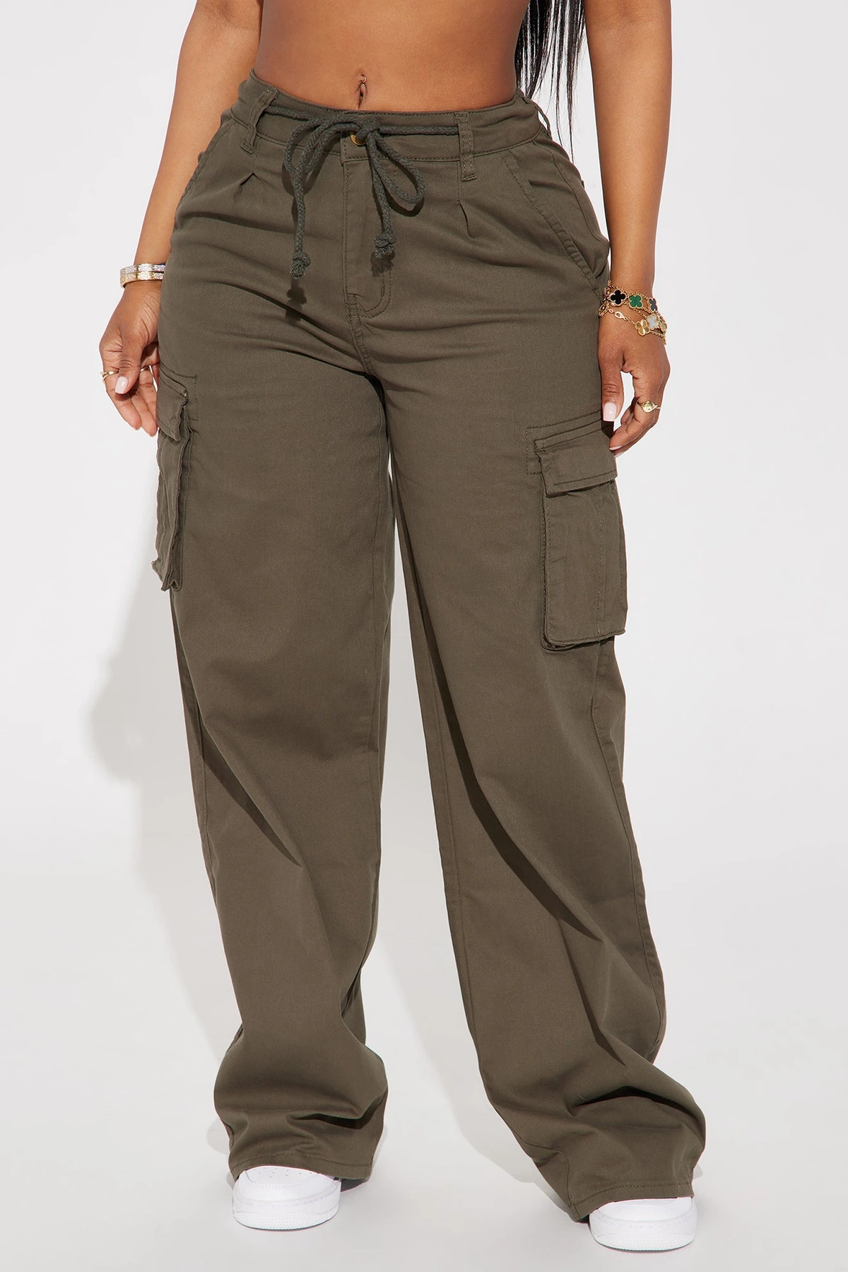 Out For The Day Cargo Pant - Olive — Verde-azeitona