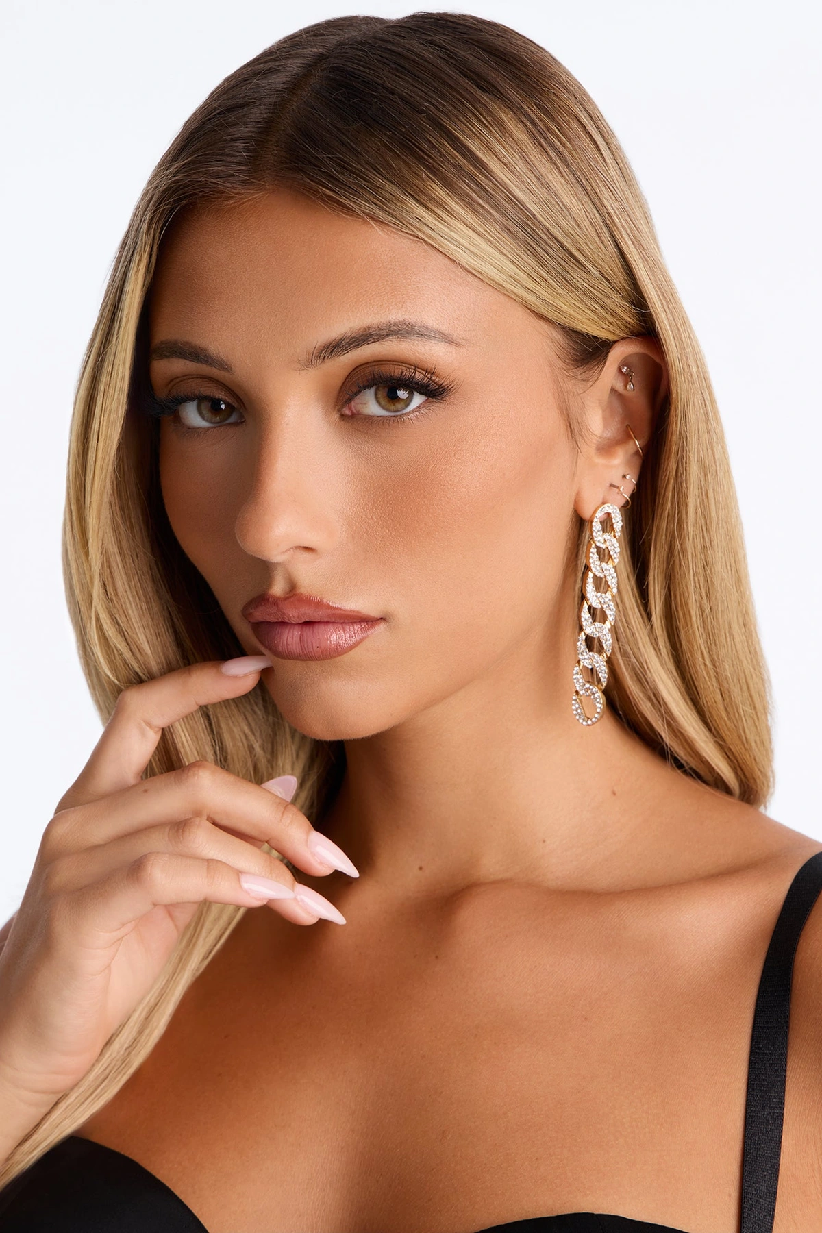 Can't Break Me Down Earrings - Gold — Dourado