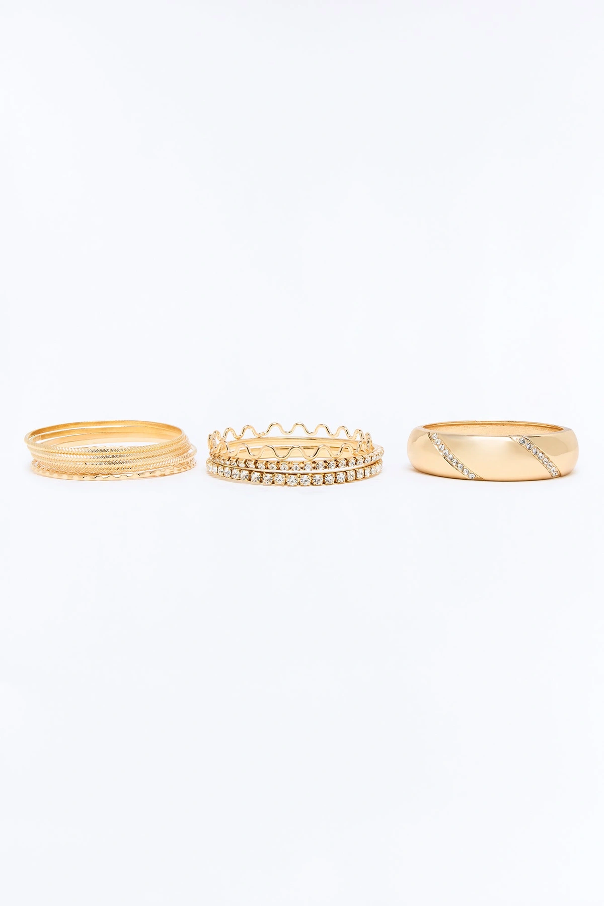 Valencia 10 Piece Bracelet Set - Gold — Dourado