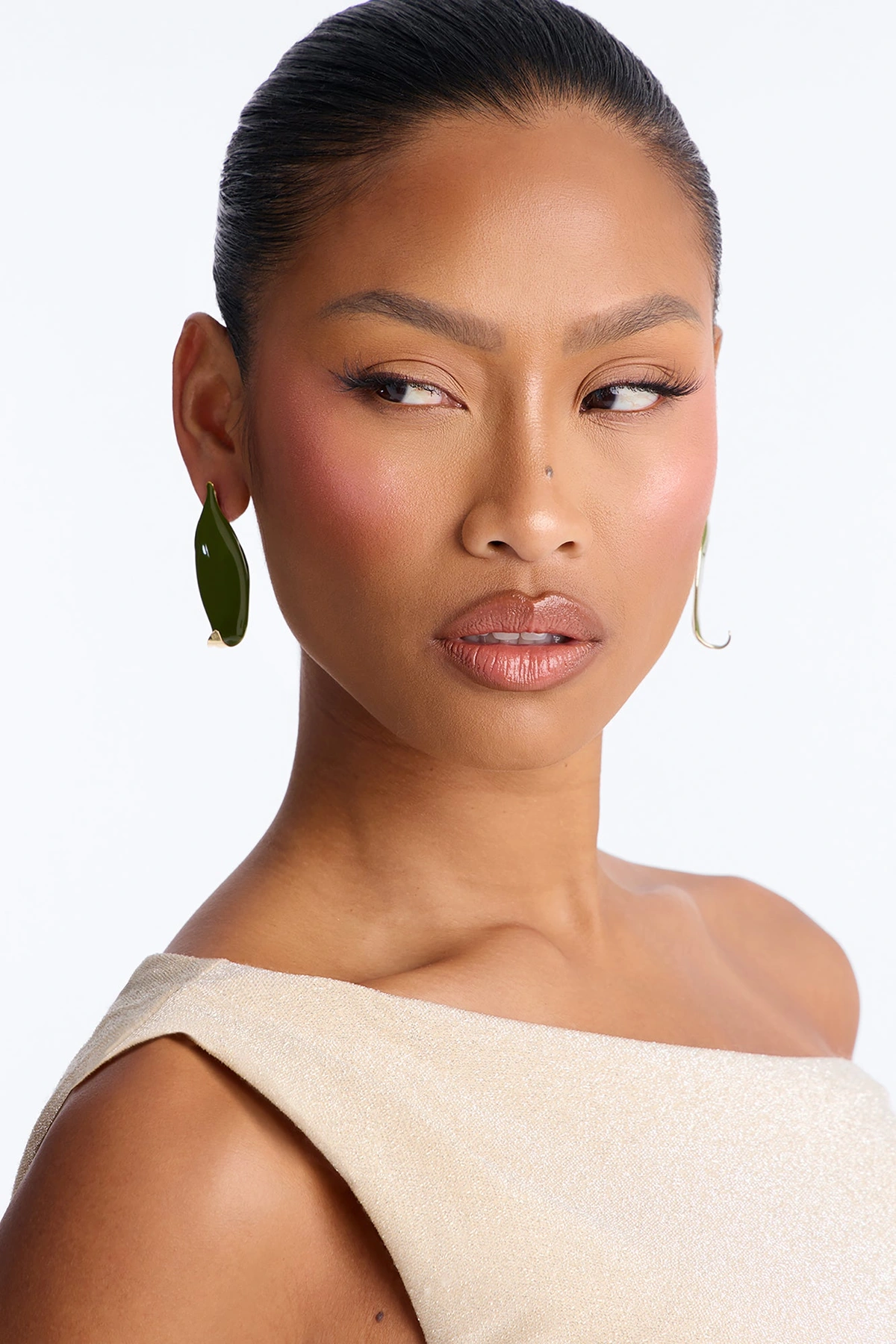 Sage Haven Drop Earrings - Olive — Verde-azeitona