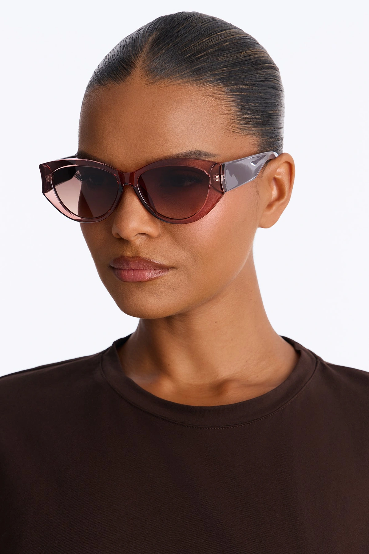 Desert Sun Beam Sunglasses - Brown/combo — Castanho/combinação
