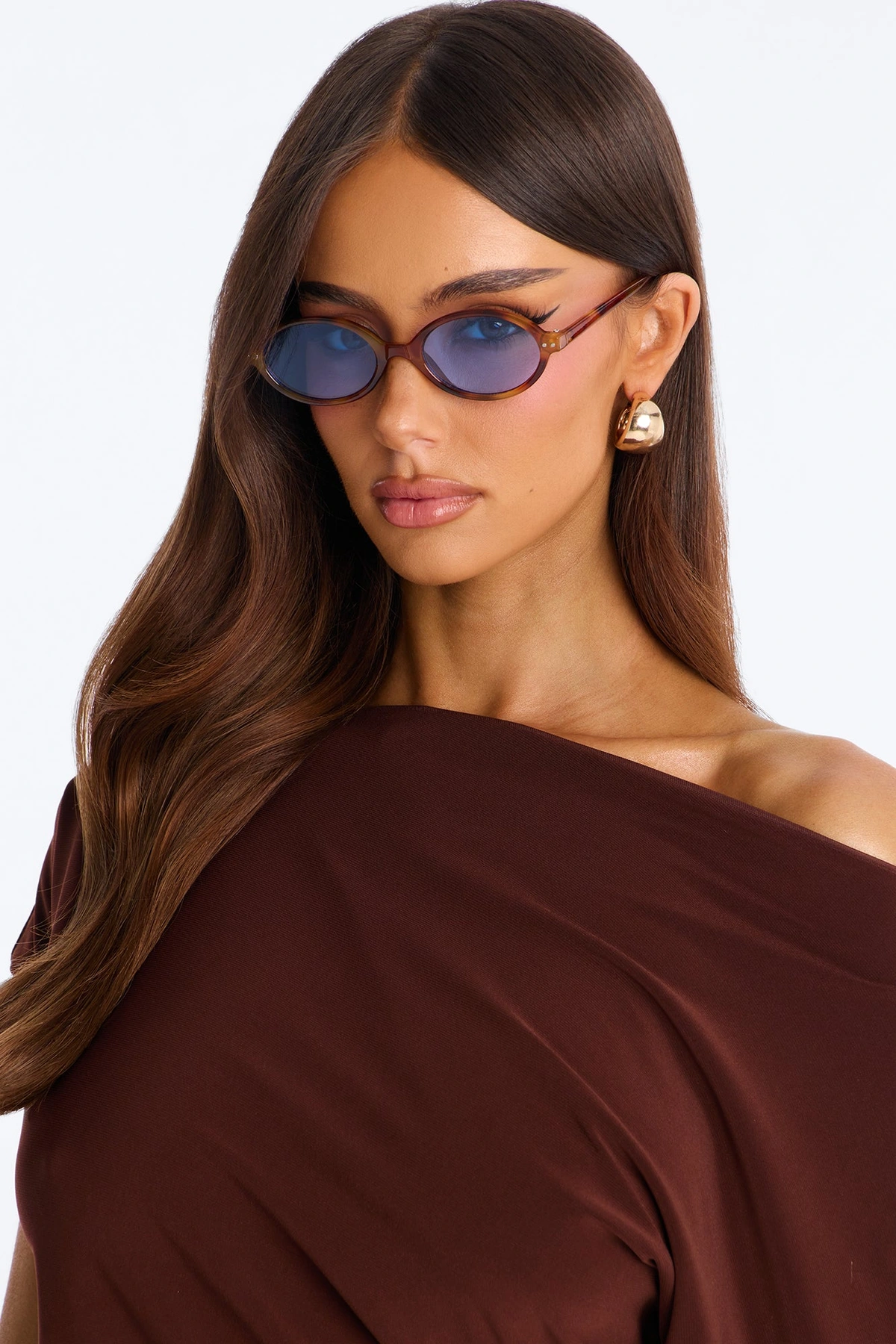 Need To Step Out Sunglasses - Tortoise/Blue — Tortoise/Azul