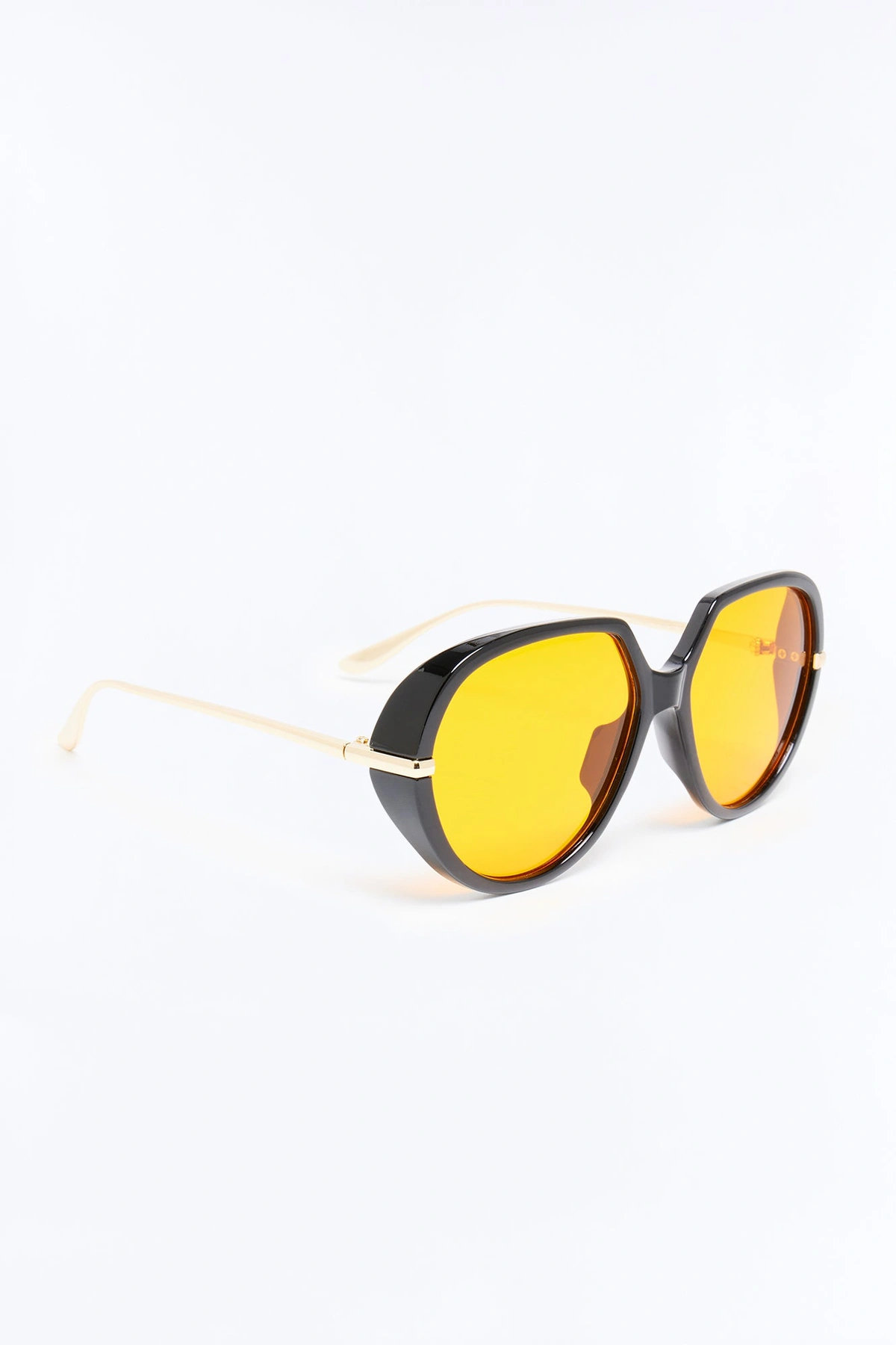 Sun Dancing Sunglasses - Black/Orange — Preto/Laranja