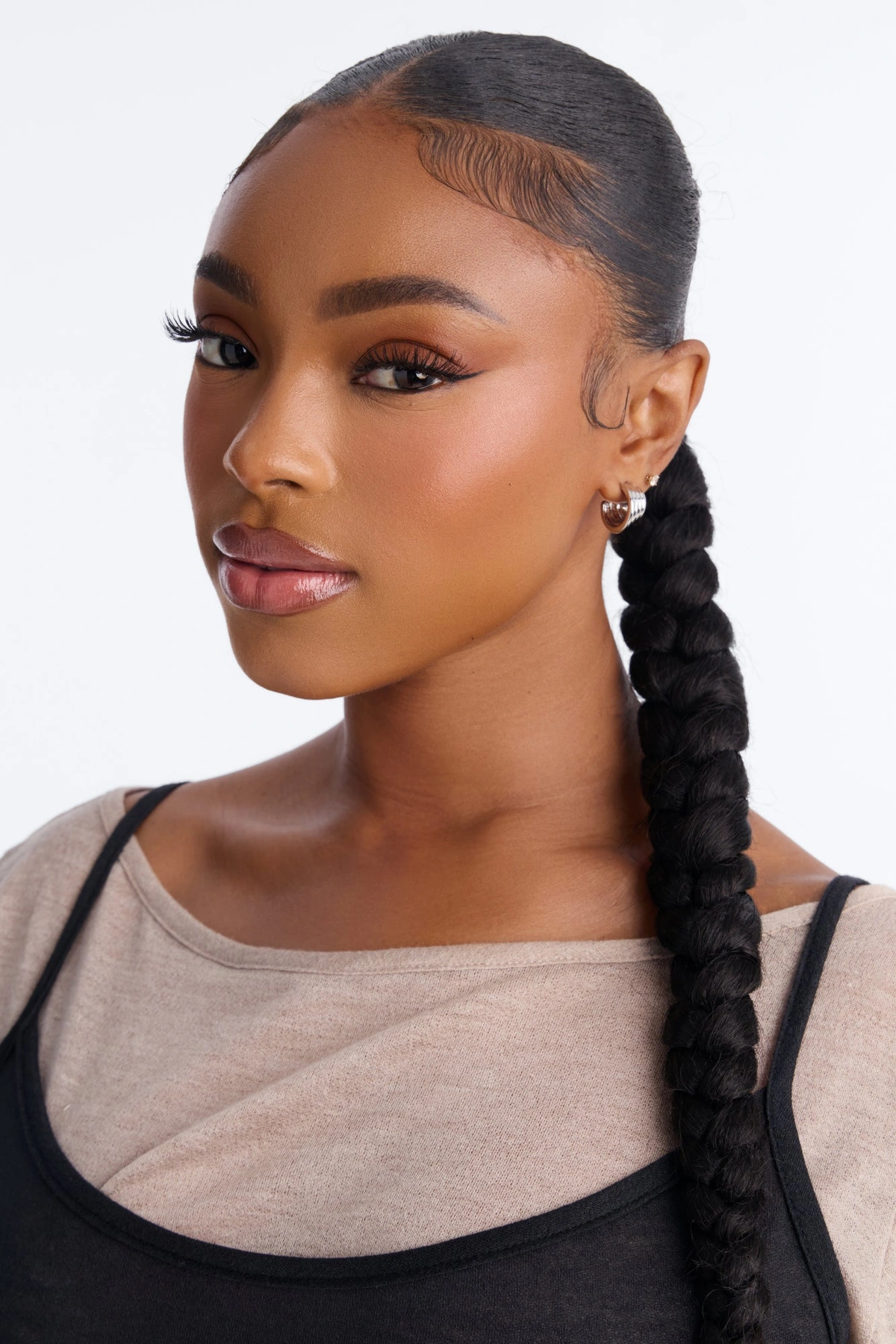 Casual Days Hoop Earrings - Silver — Prateado