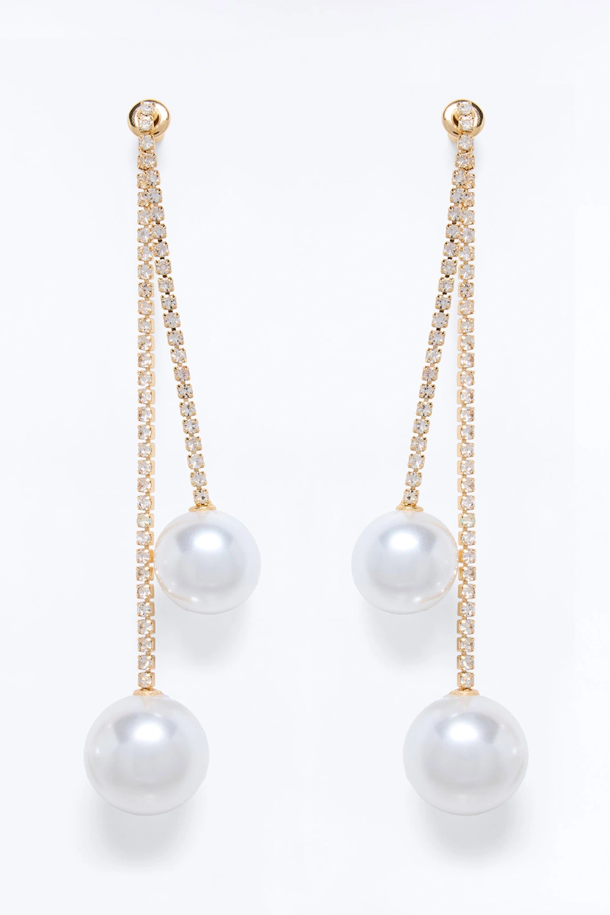 See Me Tonight Drop Earrings - Gold — Dourado