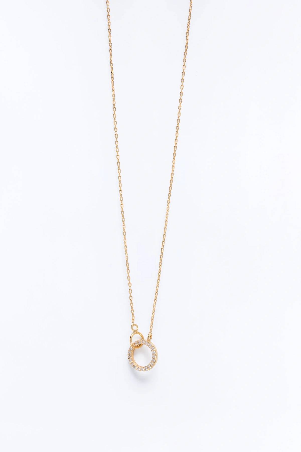 Ring Of Sine Necklace - Gold — Dourado