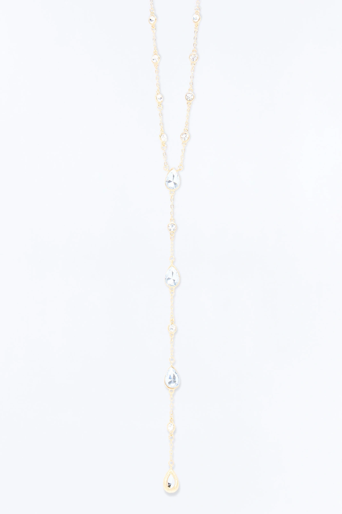 Aerelle Lariat Necklace - Gold — Dourado