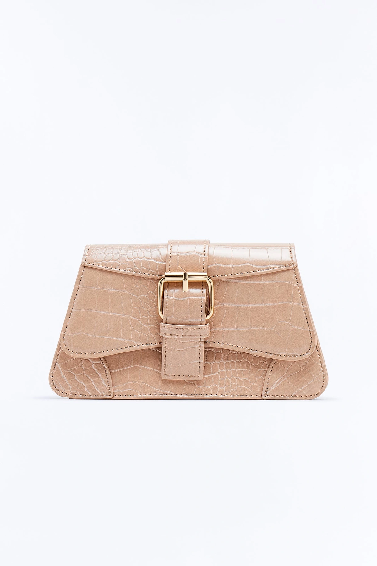 Lights Camera Faux Leather Shoulder Handbag - Nude — Nude