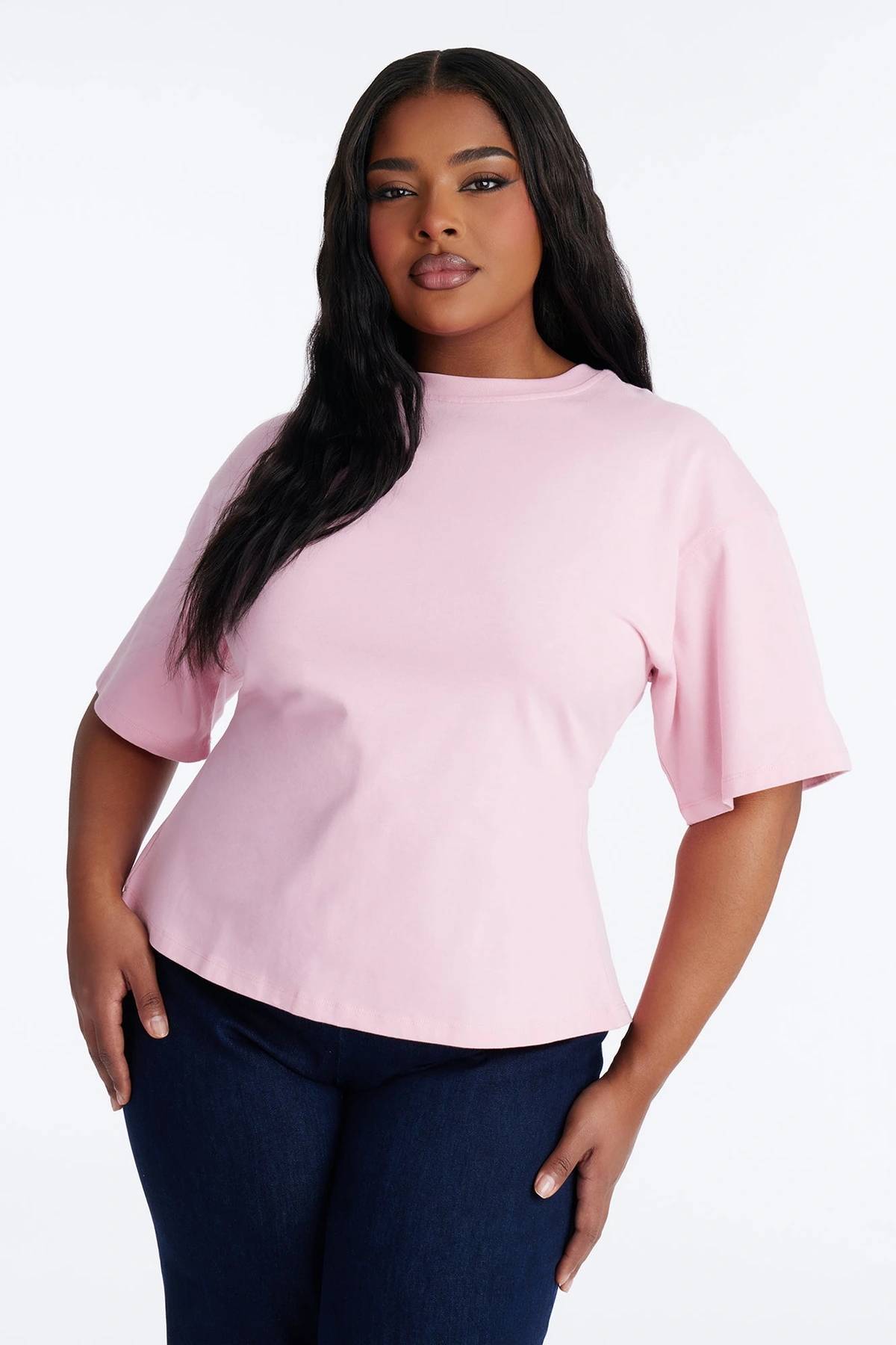 Jayden Fitted T-Shirt - Pink — Rosa