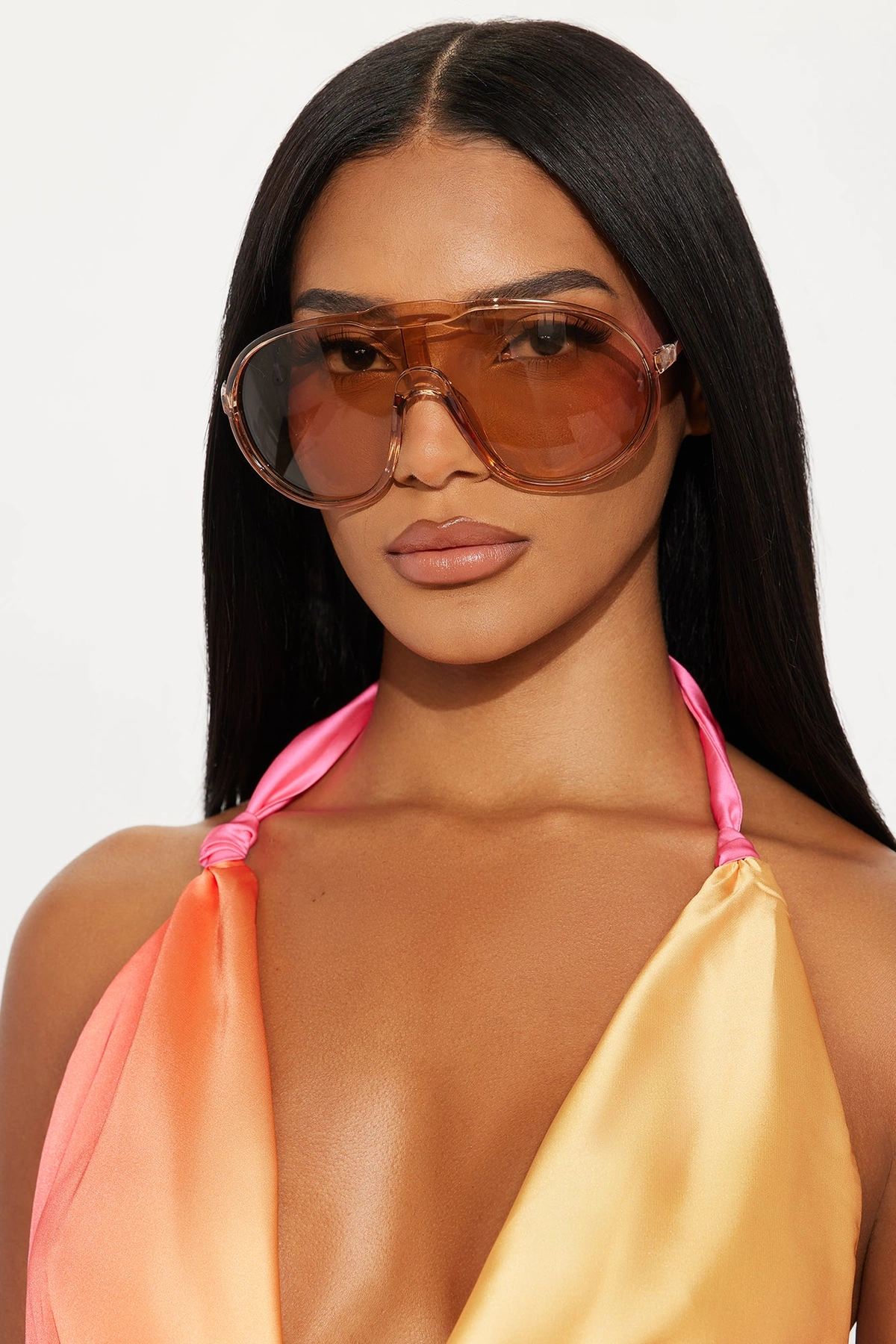 Big Mood Sunglasses - Nude — Nude