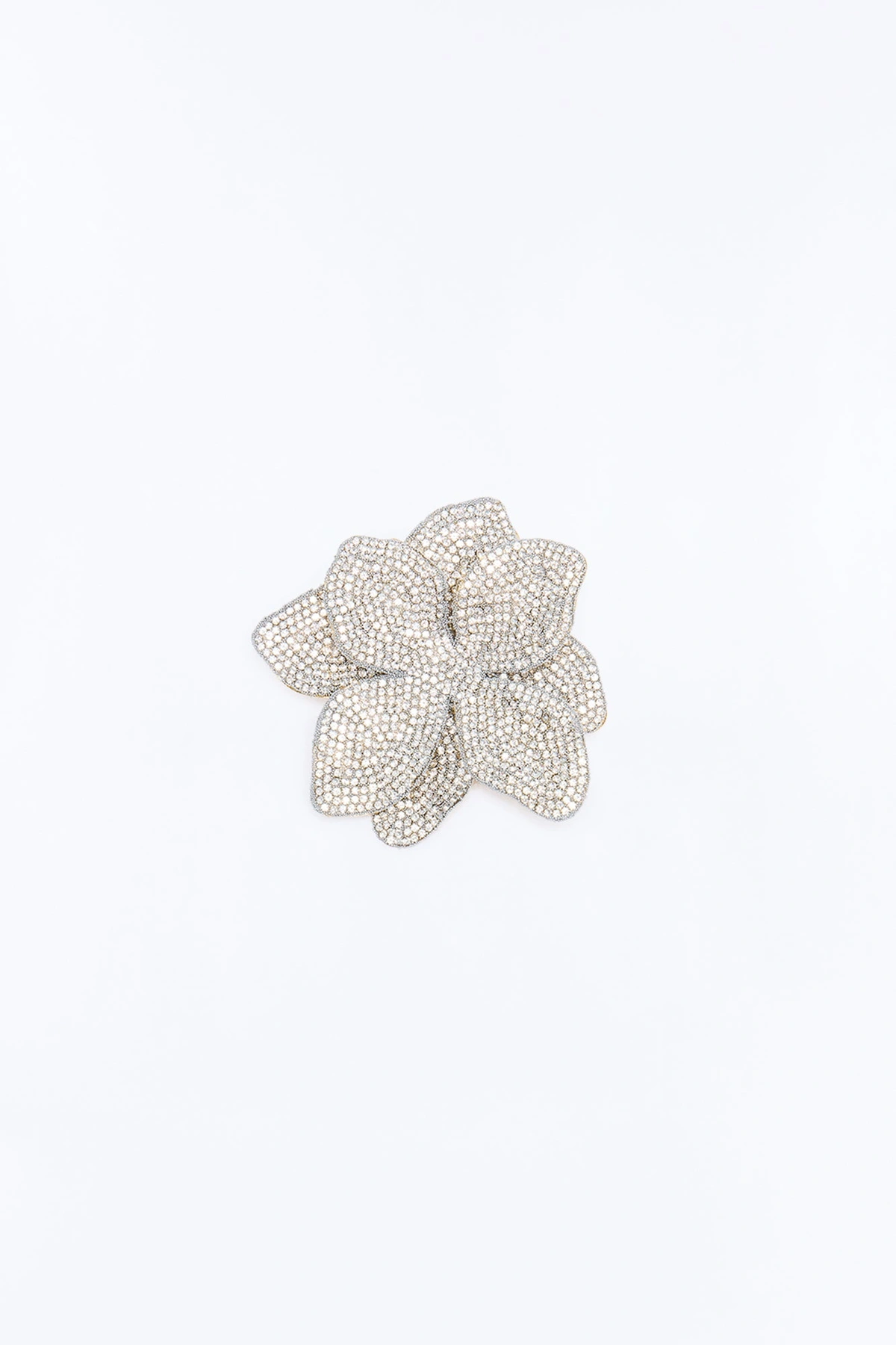 Lumi Floral Brooch - Silver — Prateado