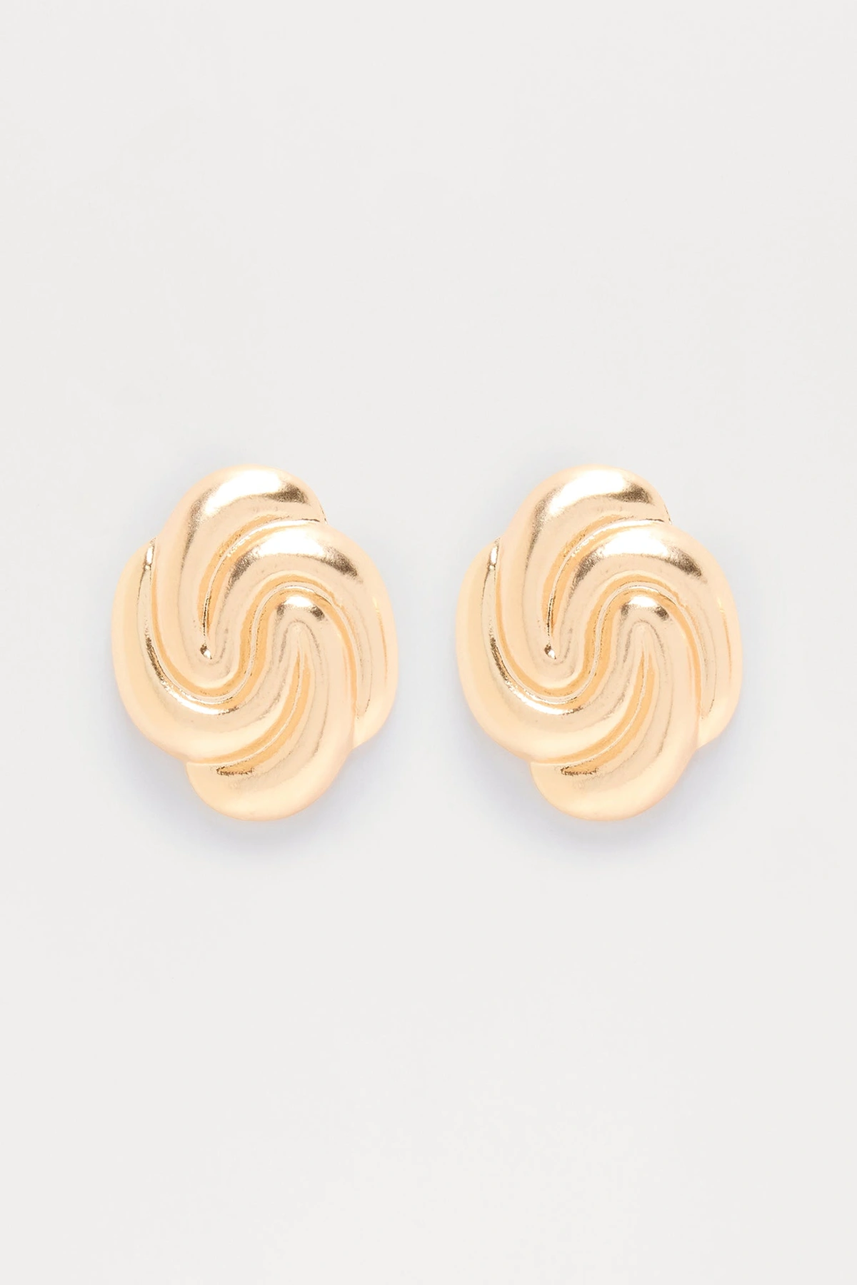 Looking My Way Stud Earrings - Gold — Dourado