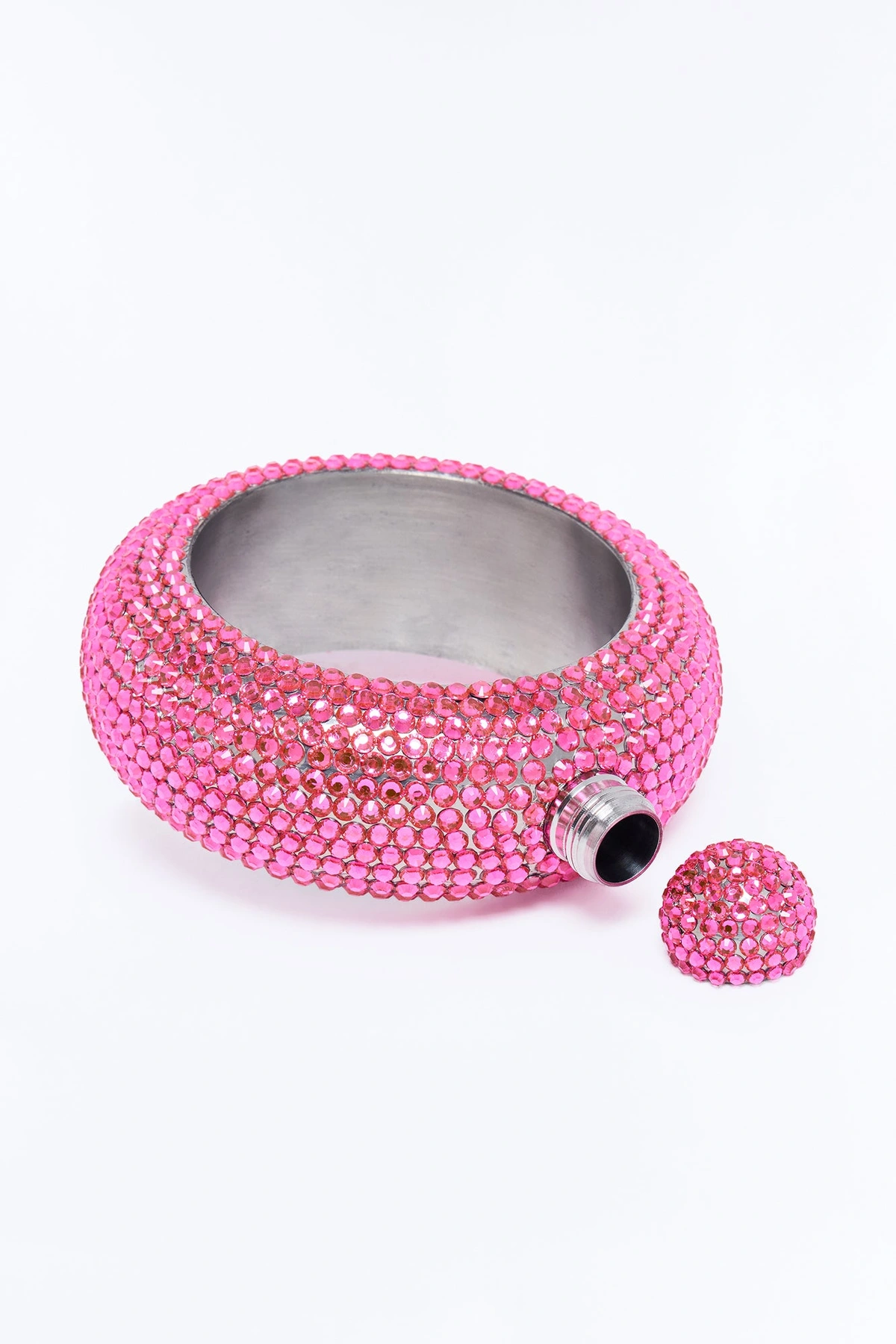 Night Out Secret Rhinestone Flask - Pink — Rosa
