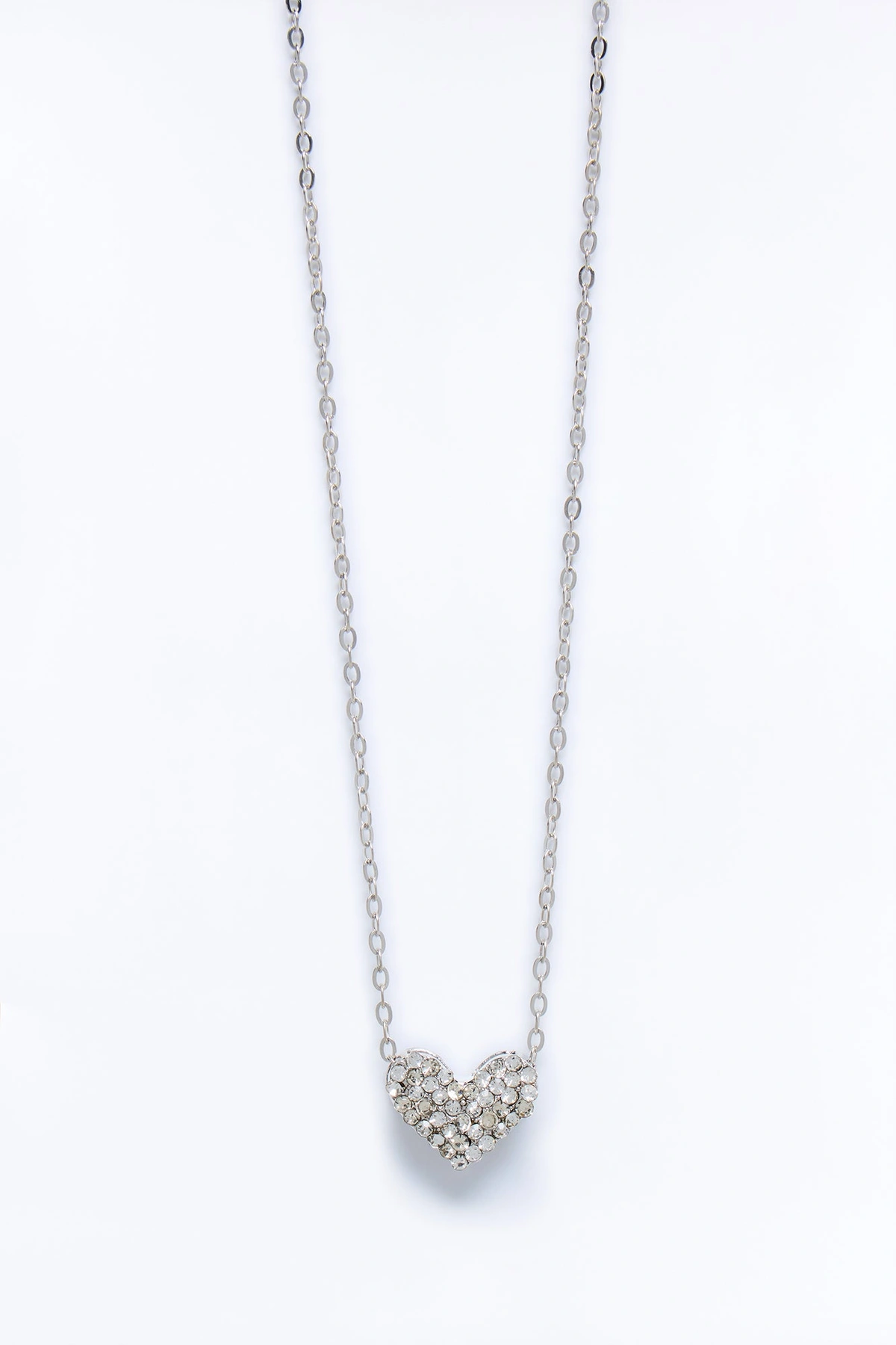 Special Place In My Heart Necklace - Silver — Prateado