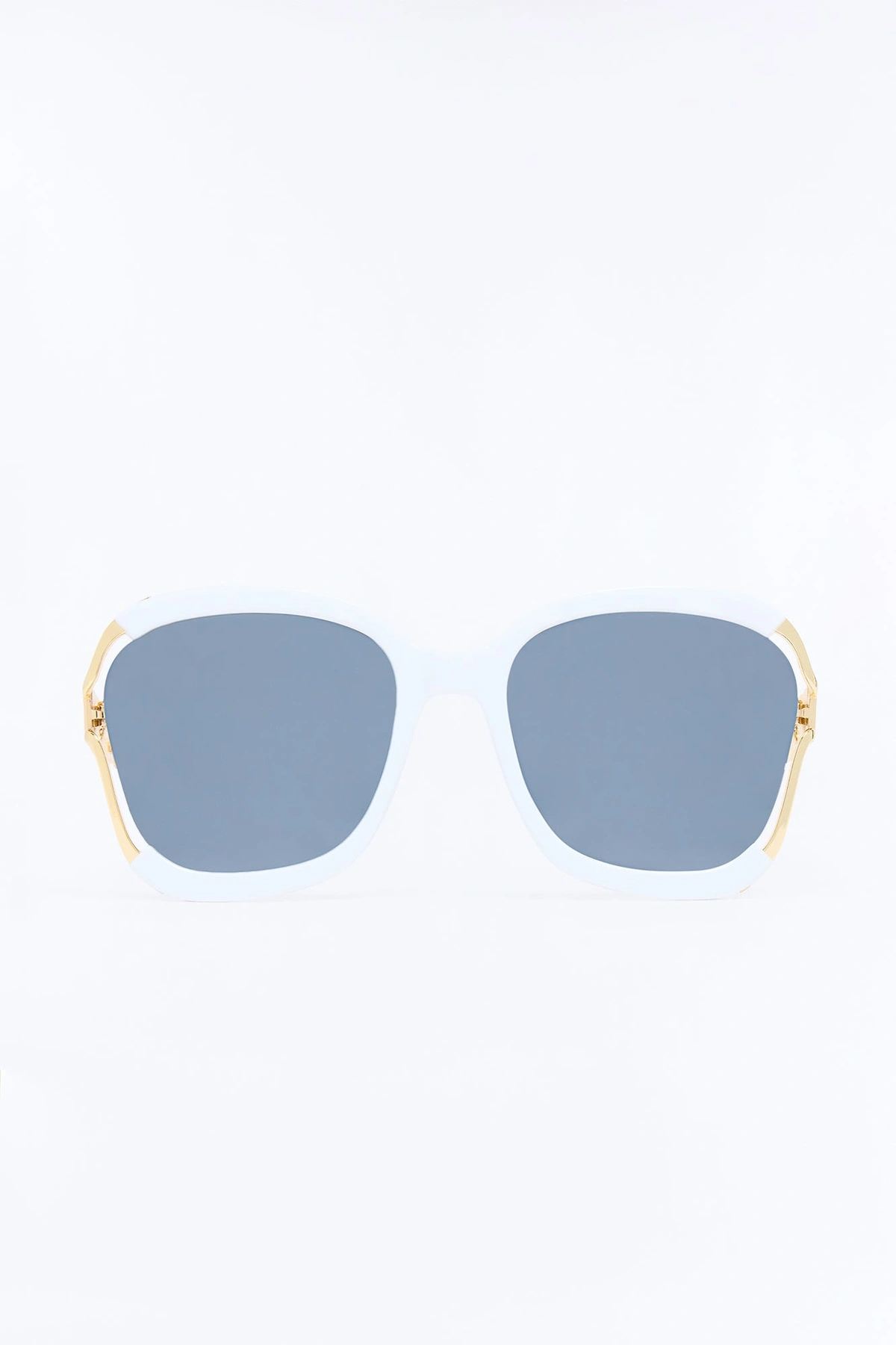 Off To Brunch Sunglasses - White — Branco
