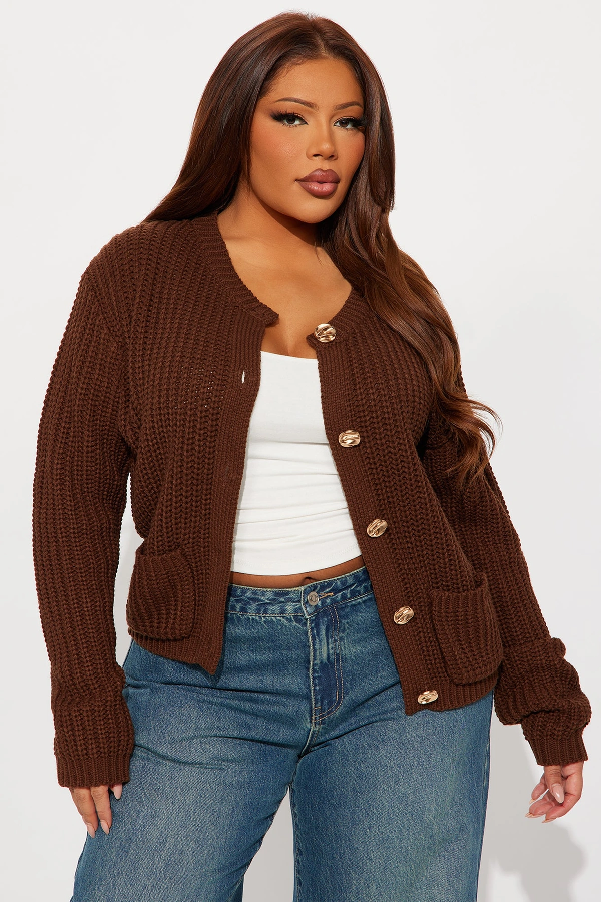 Bring Me Hot Cocoa Cardigan - Chocolate — Chocolate
