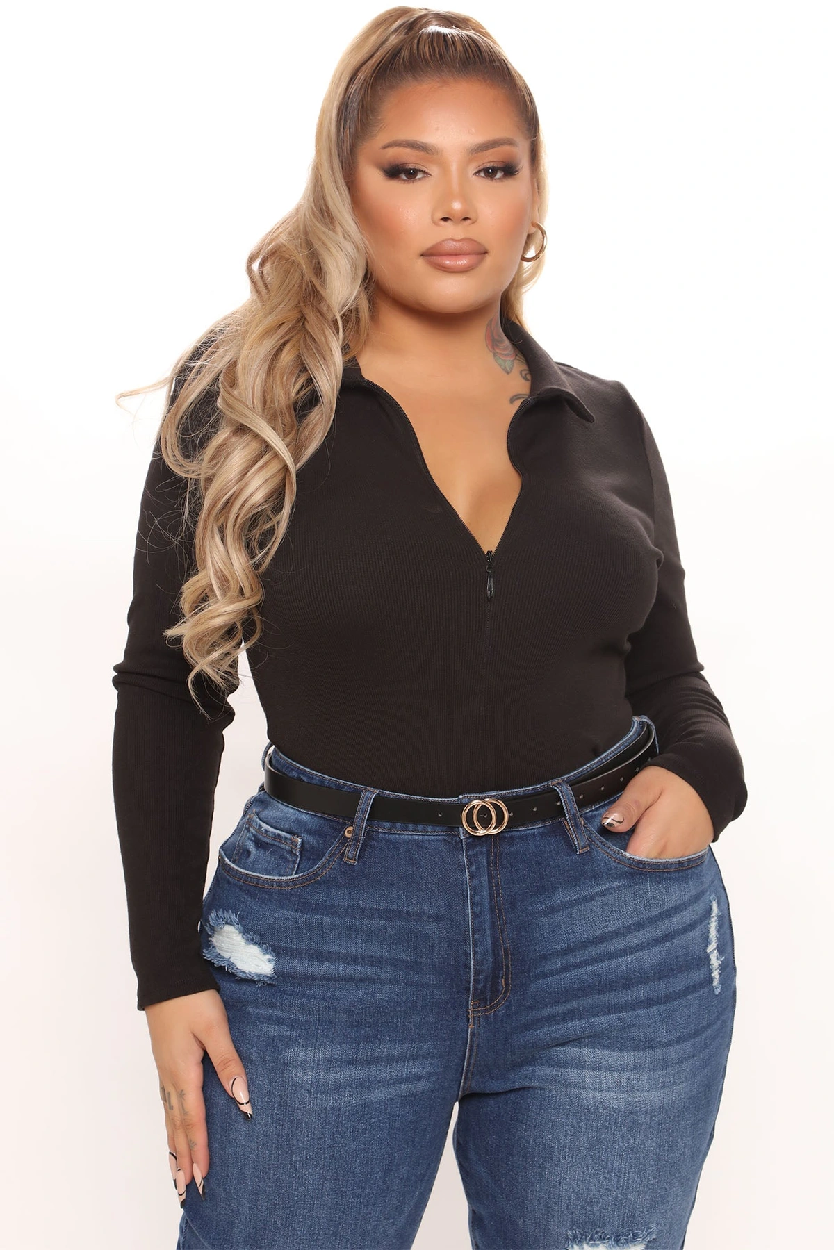 Ring Me Up Belt - Black — Preto