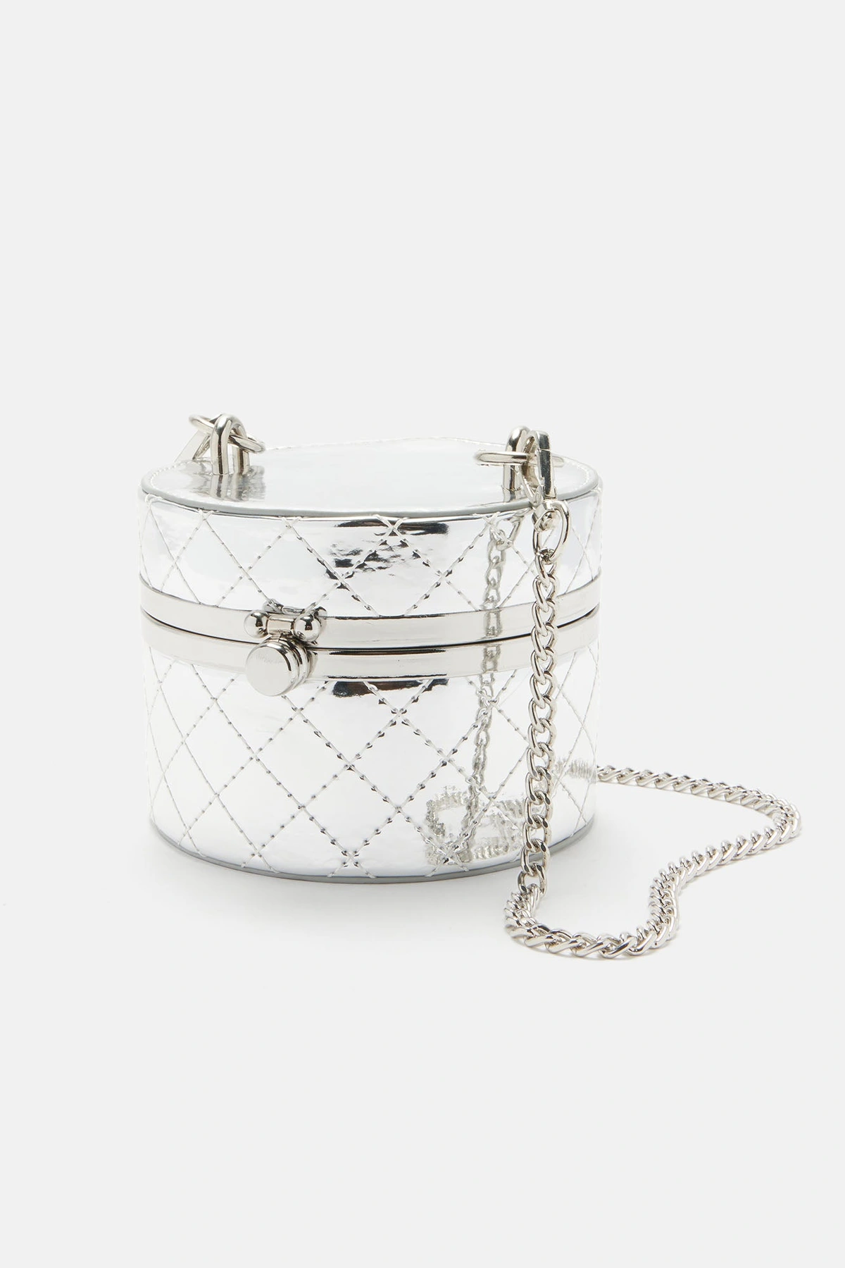 Here For The Drama Clutch - Silver — Prateado
