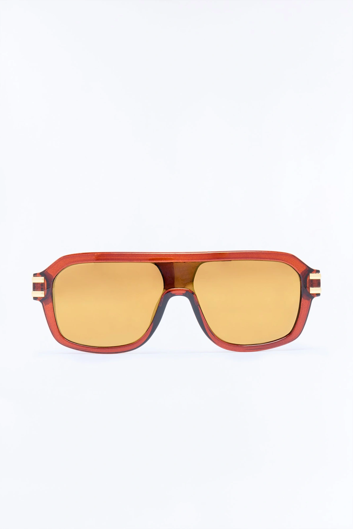 Sunglow Flash Sunglasses - Brown — Castanho