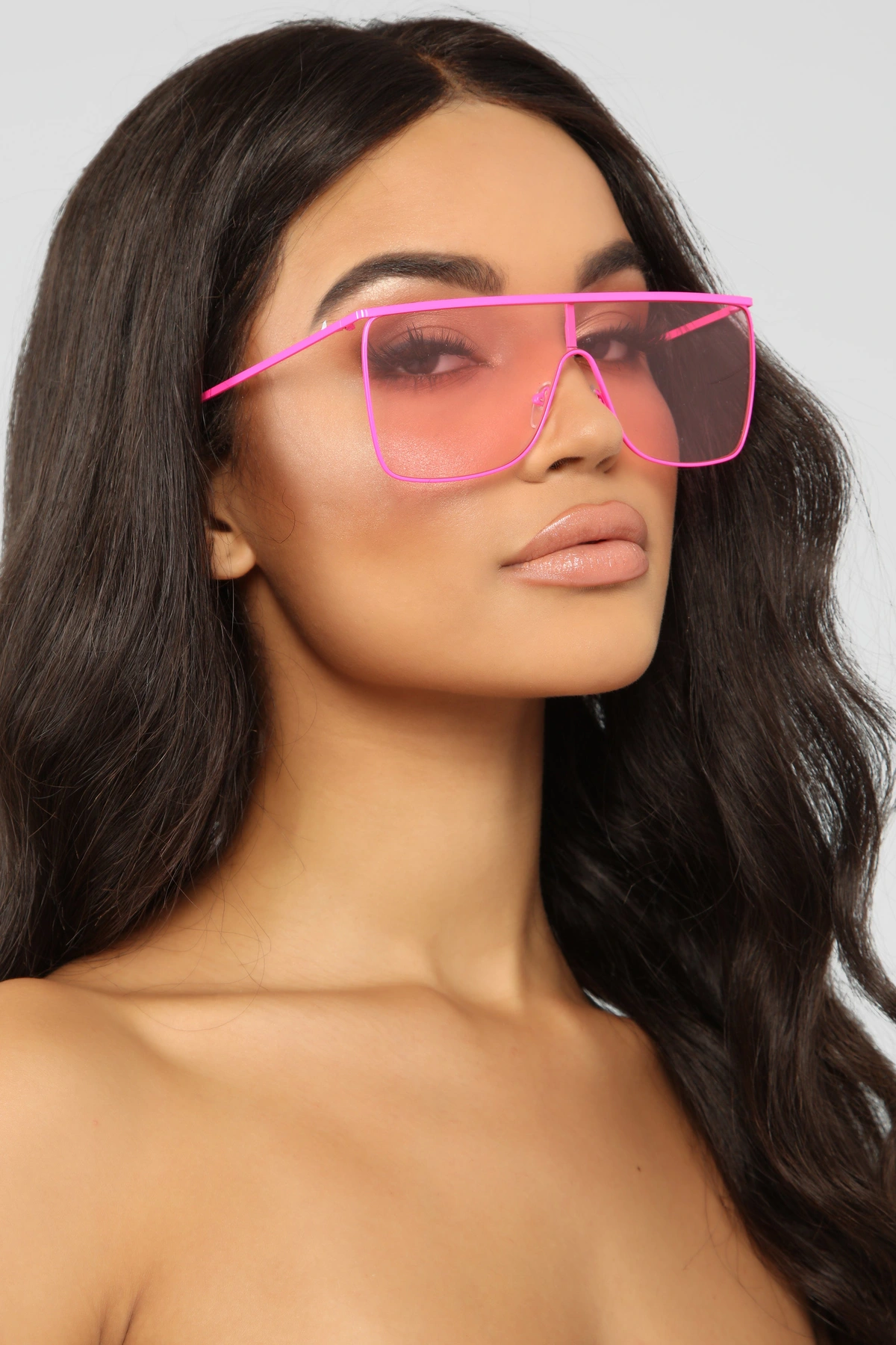 Fuel To The Fire Sunglasses - Pink — Rosa