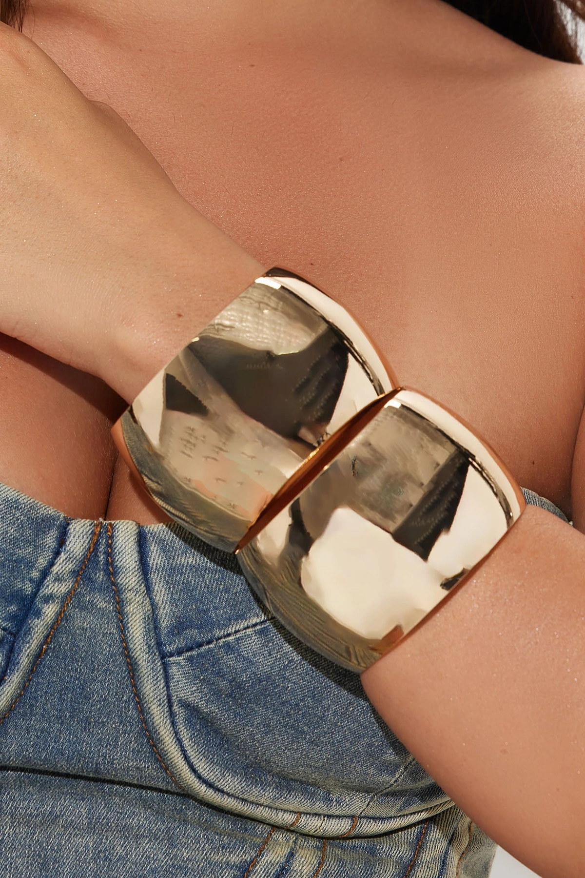 Marilla 2 Piece Bracelet Set - Gold — Dourado