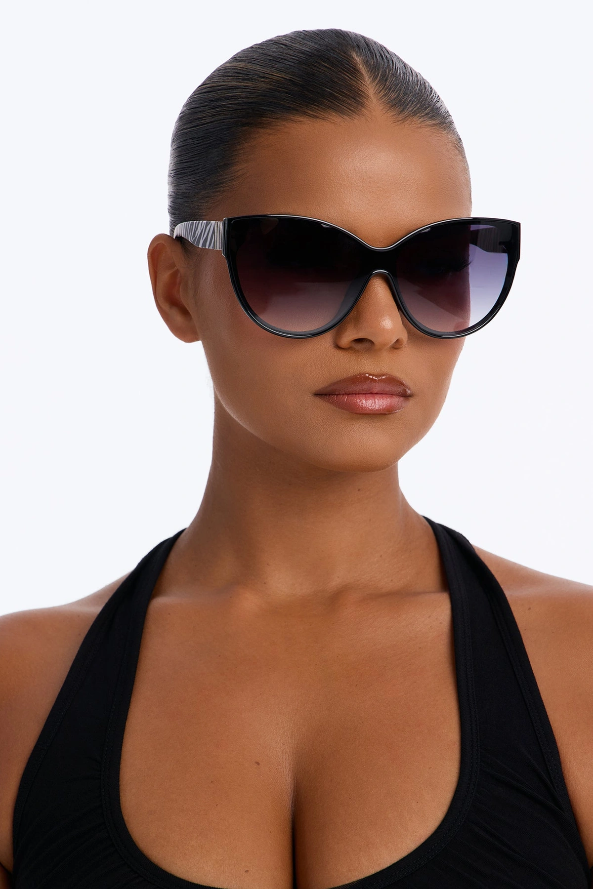Best Of Time Sunglasses - Black/White — Preto/Branco