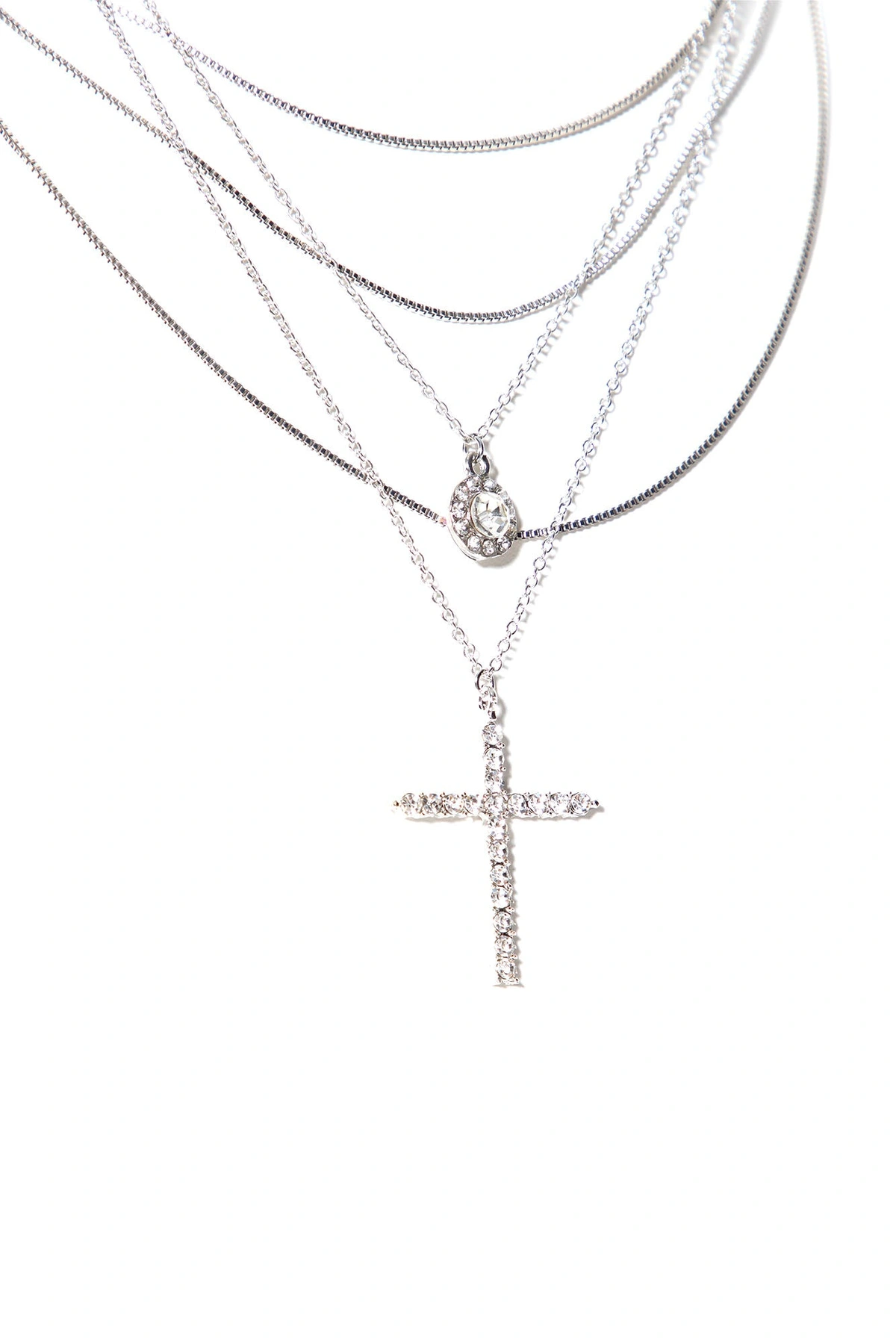Lift Your Spirits Necklace - Silver — Prateado