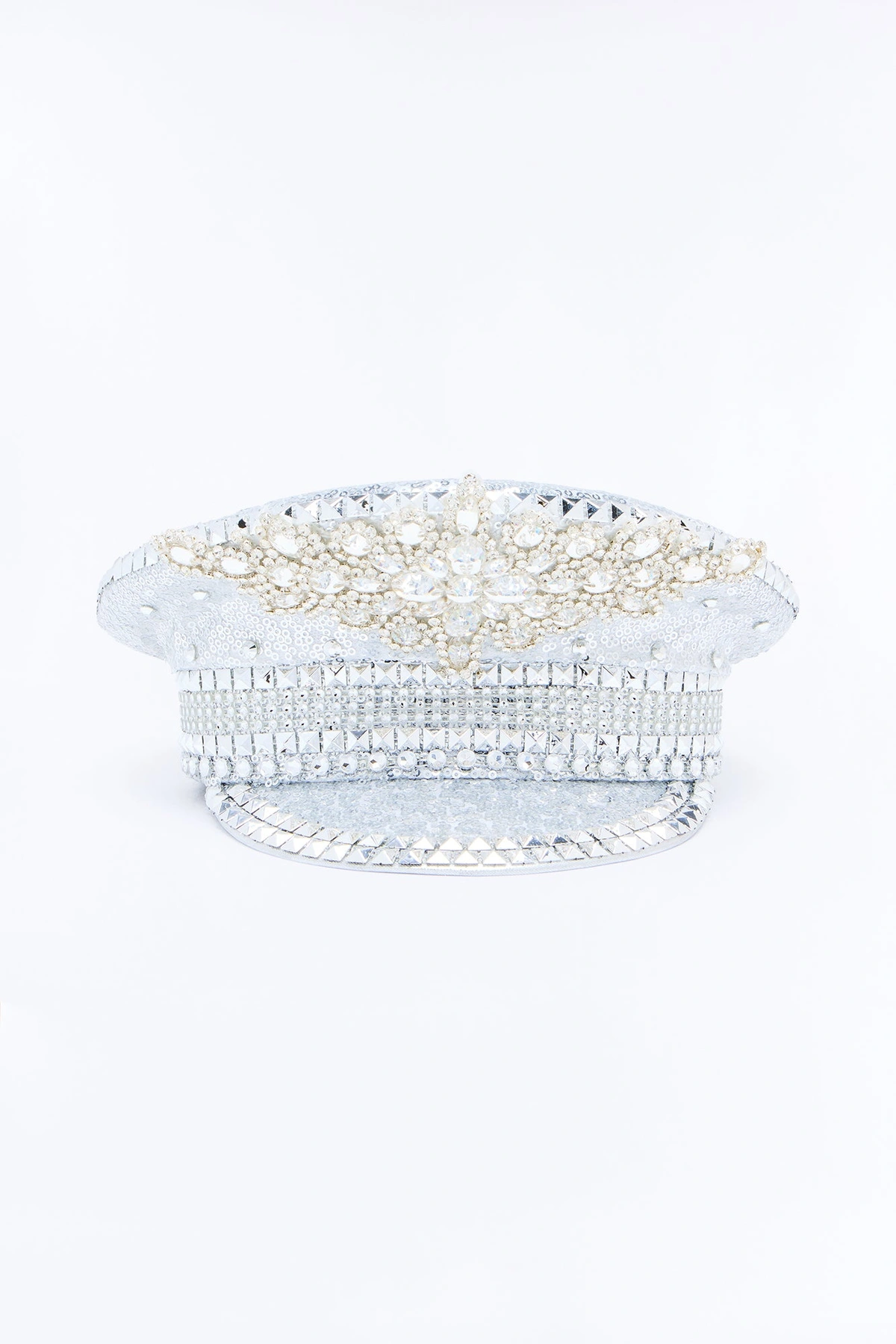 Hot Desert Captain Hat - Silver — Prateado