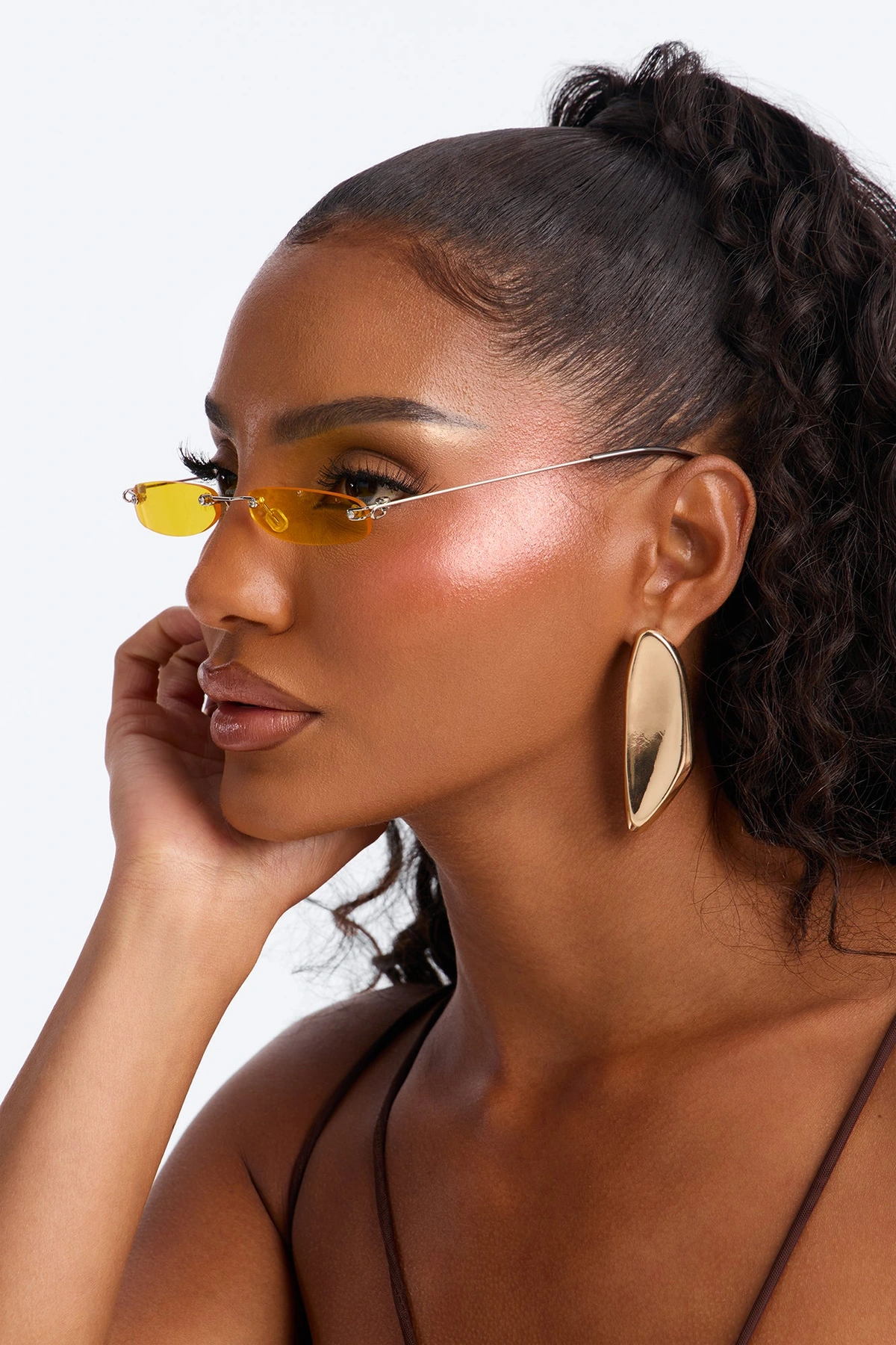 Skinny Margs Please Sunglasses - Yellow — Amarelo